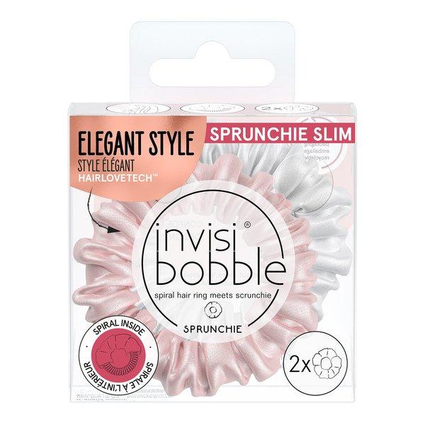 Sprunchie Slim Bella Chrome Damen Multicolor 2 pezzi von invisibobble