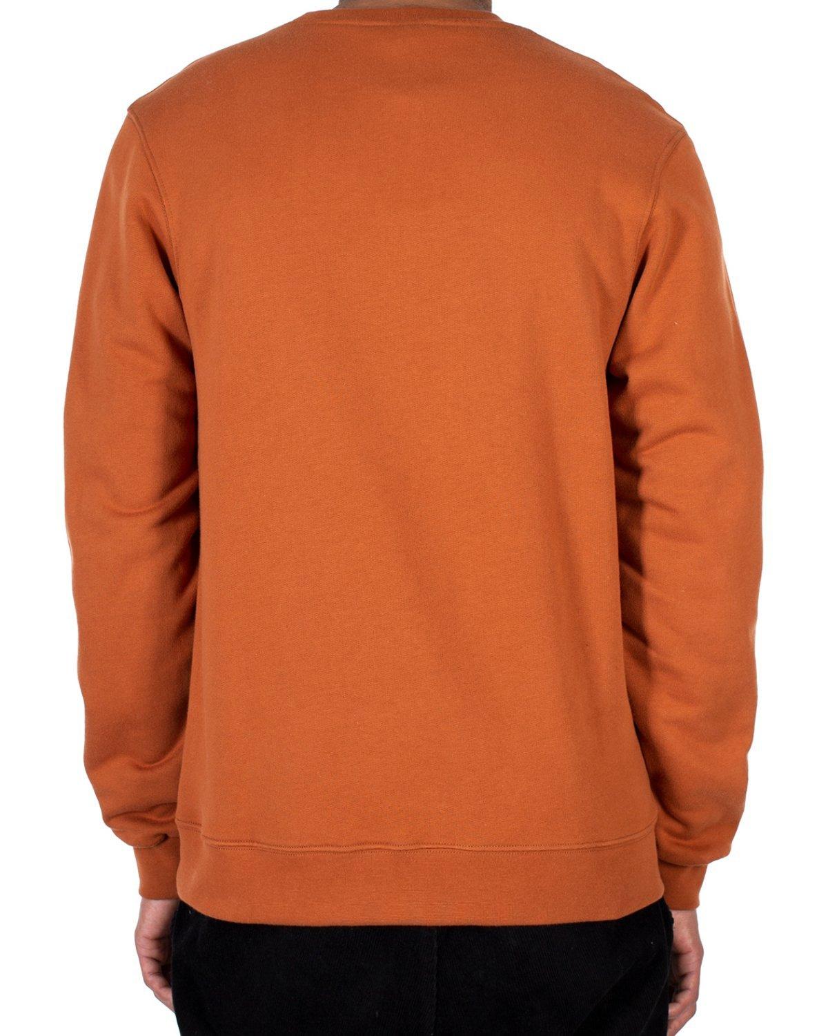 Mini Flag 2 Crew Chestnut - Sweatshirt Herren Herren Dunkelorange L von iriedaily