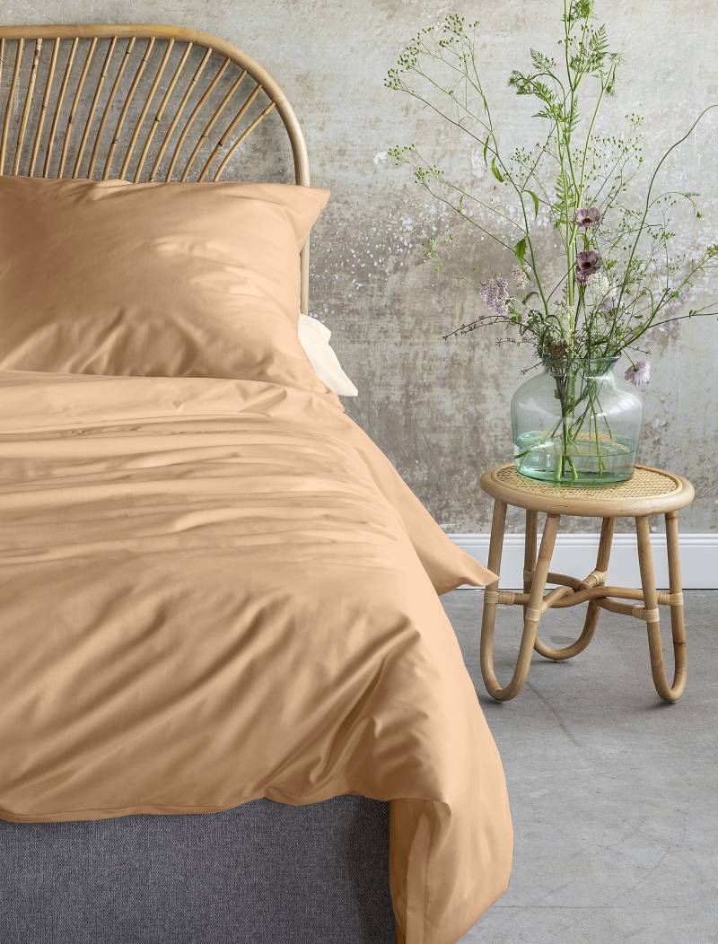 Irisette Bettwäsche »Premium Satin Bettwäsche Paris«, hochwertige Uni Premium Bettwäsche mit Reissverschluss, 100% Baumwolle von irisette