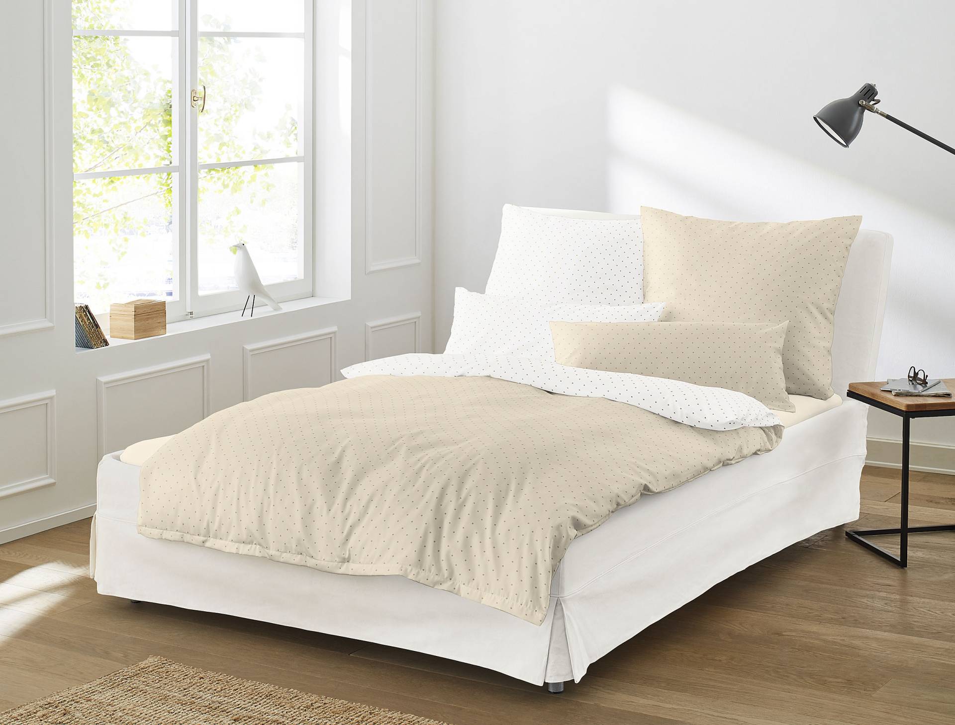 Irisette Wendebettwäsche »Varia 8730 in Gr. 135x200 oder 155x220 cm«, Bettwäsche aus Baumwolle, Wendebettwäsche mit Punkten Irisette Wendebettwäsche »Varia 8730 in Gr. 135x200 oder 155x220 cm«, Bettwäsche aus Baumwolle, Wendebettwäsche mit Punkten von irisette