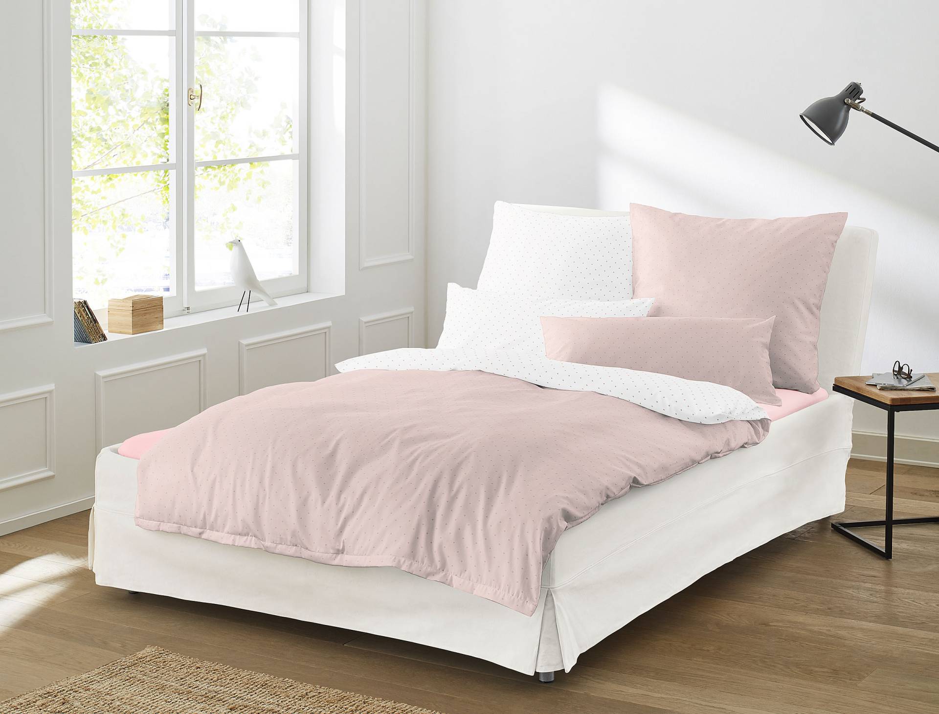Irisette Wendebettwäsche »Varia 8730 in Gr. 135x200 oder 155x220 cm«, Bettwäsche aus Baumwolle, Wendebettwäsche mit Punkten Irisette Wendebettwäsche »Varia 8730 in Gr. 135x200 oder 155x220 cm«, Bettwäsche aus Baumwolle, Wendebettwäsche mit Punkten von irisette