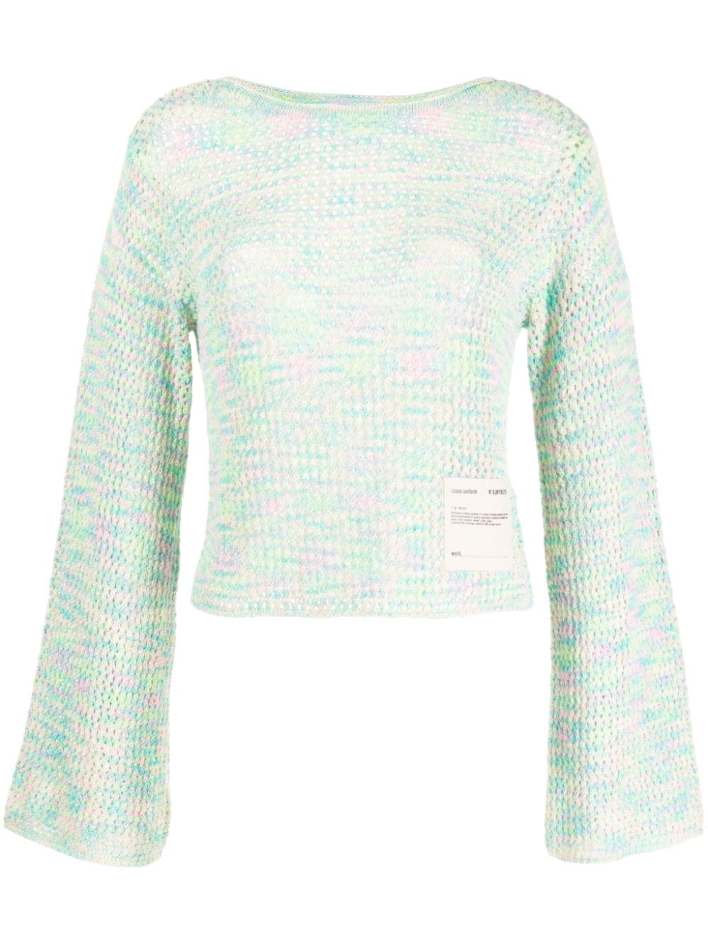 izzue crochet cropped jumper - Multicolour von izzue