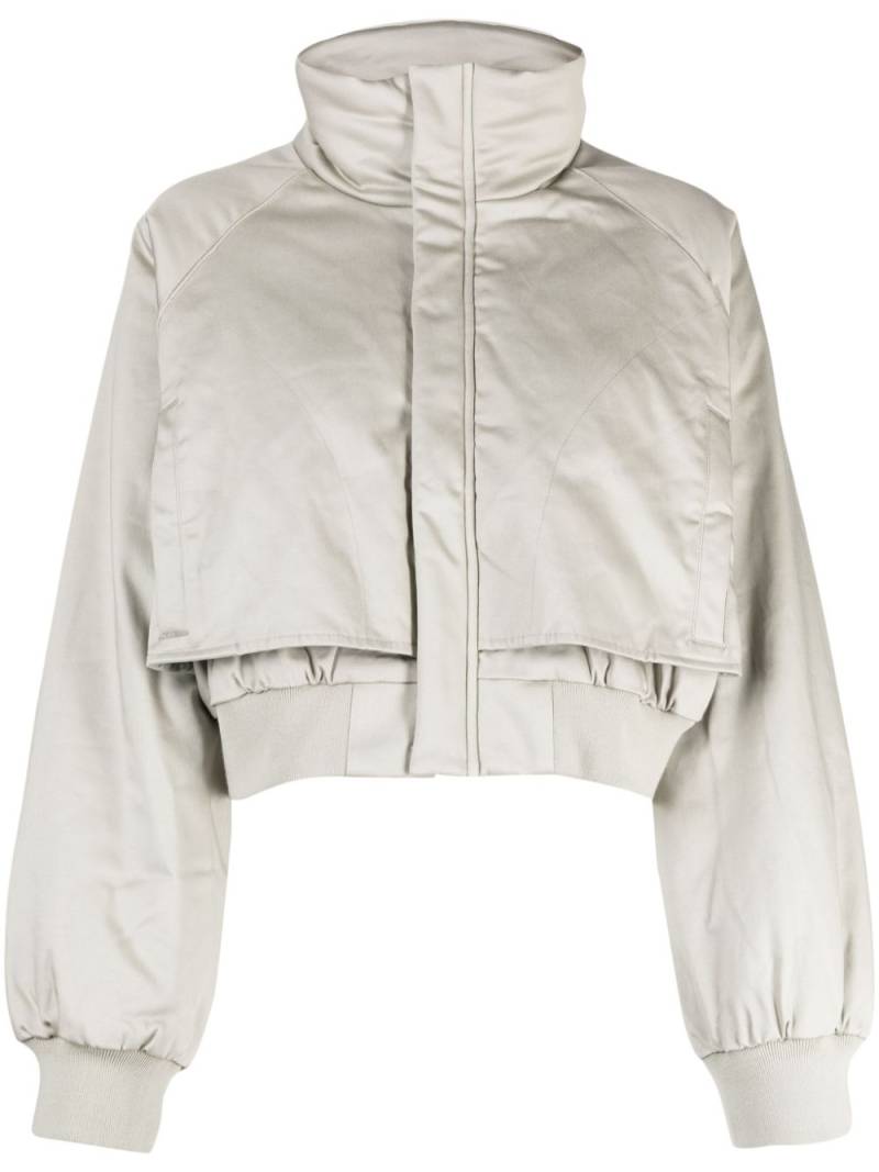 izzue cropped puffer jacket - Grey von izzue