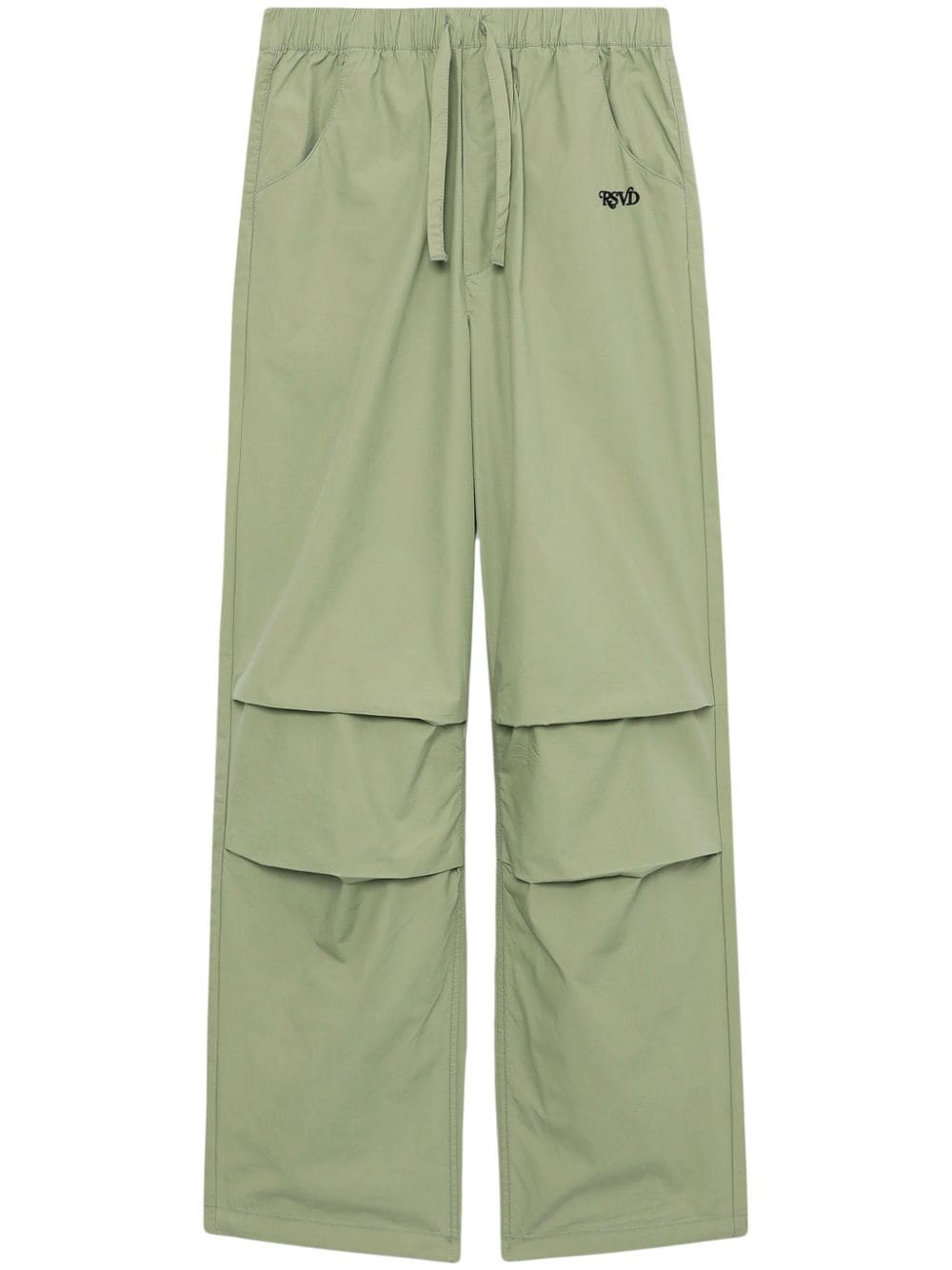 izzue drawstring-waist cotton trousers - Green von izzue