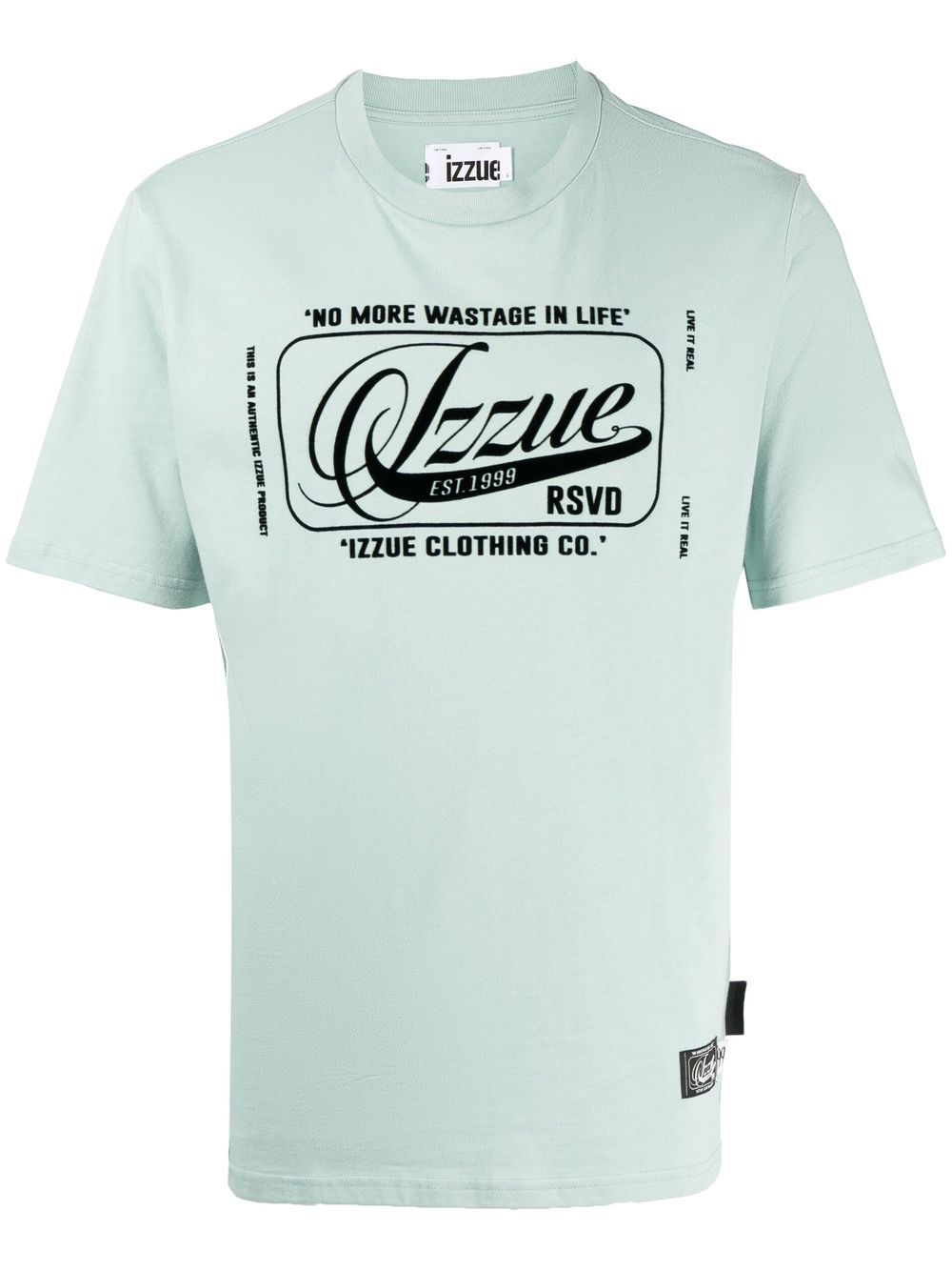 izzue graphic-print cotton T-Shirt - Blue von izzue