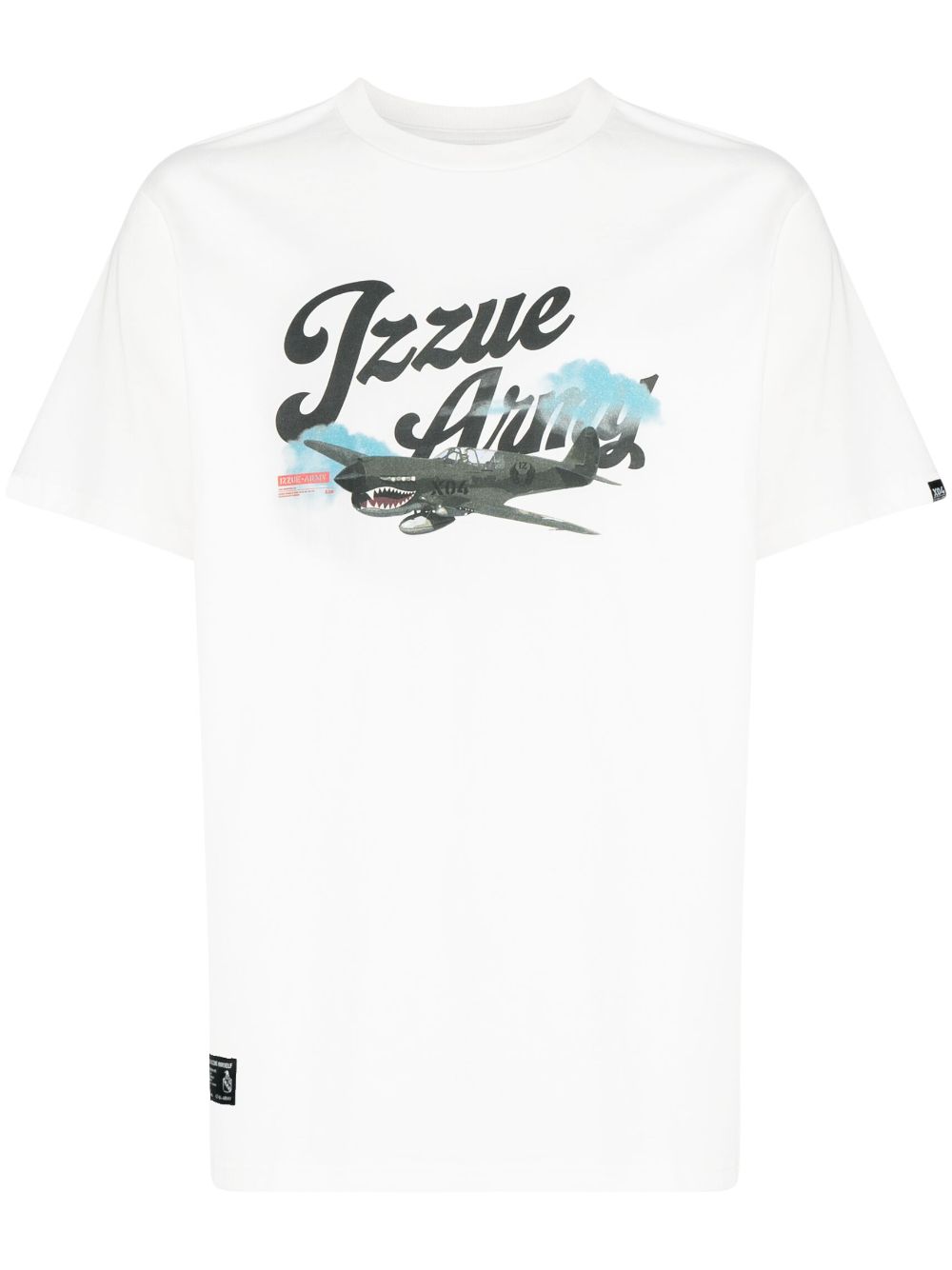 izzue graphic-print cotton T-shirt - White von izzue