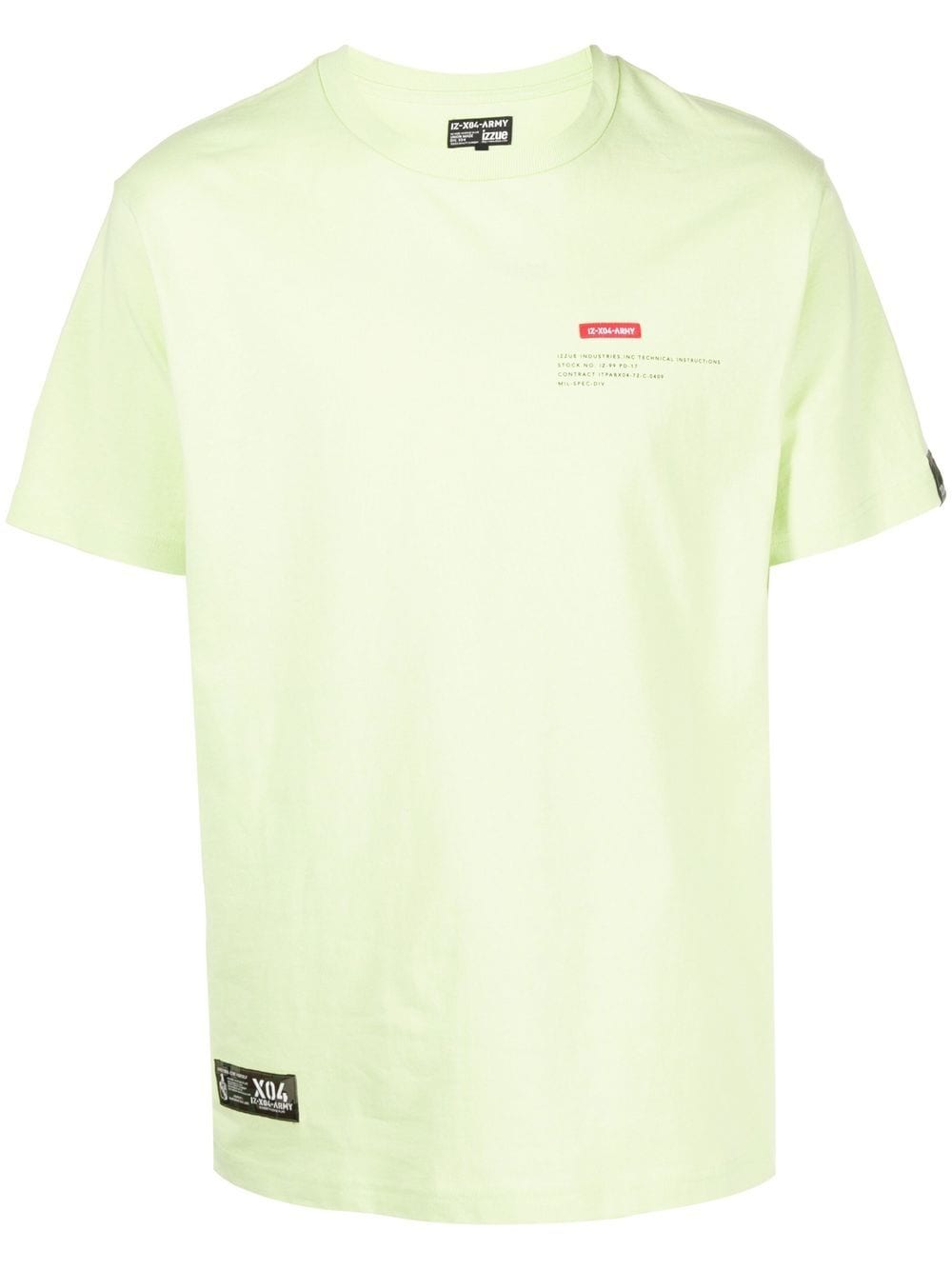 izzue graphic-print short-sleeve T-shirt - Yellow von izzue