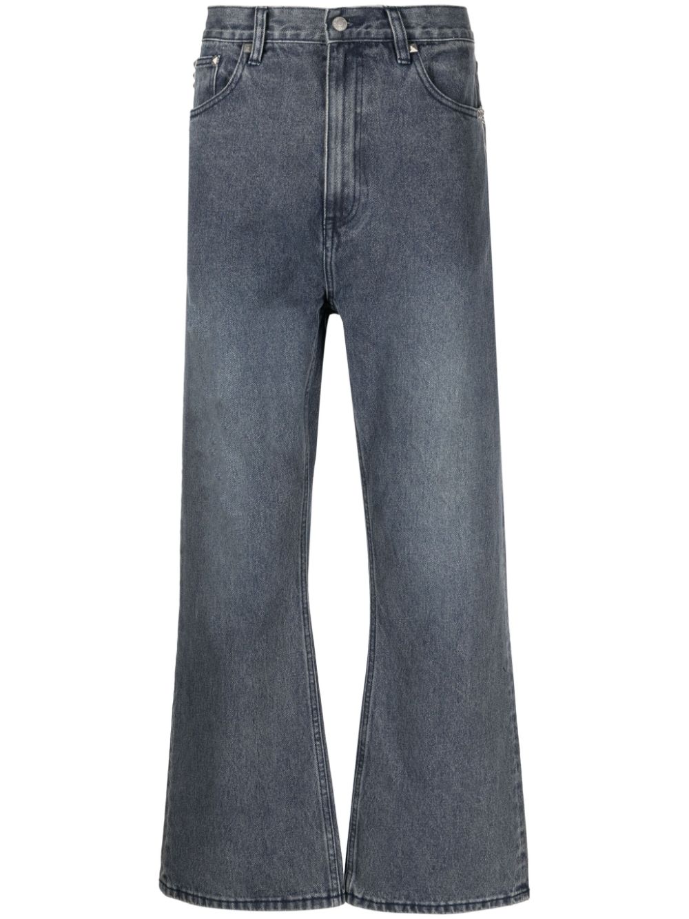 izzue high-rise straight-leg jeans - Blue von izzue