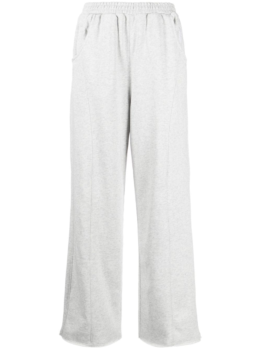 izzue high-waist straight-leg trousers - Grey von izzue