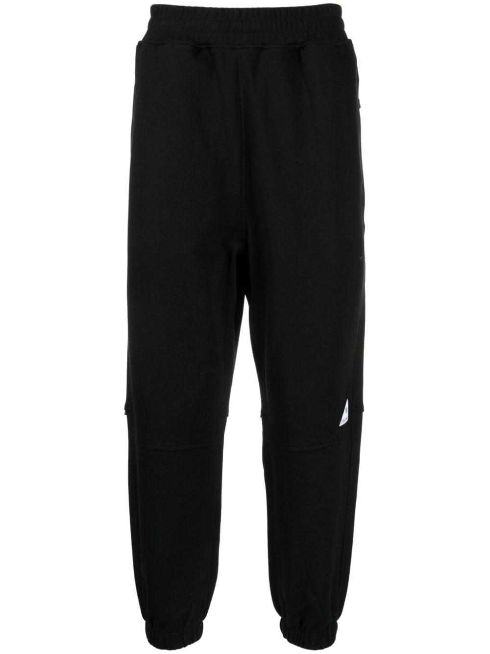 izzue logo-appliqué tapered-leg track pants - Black von izzue