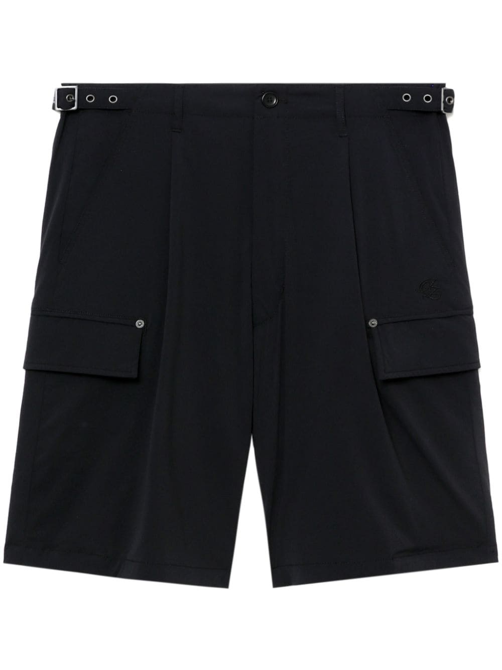 izzue logo-embroidered cargo shorts - Black von izzue