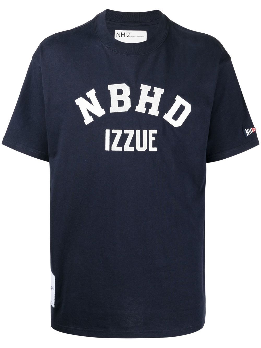 izzue logo-embroidered short-sleeve T-shirt - Blue von izzue