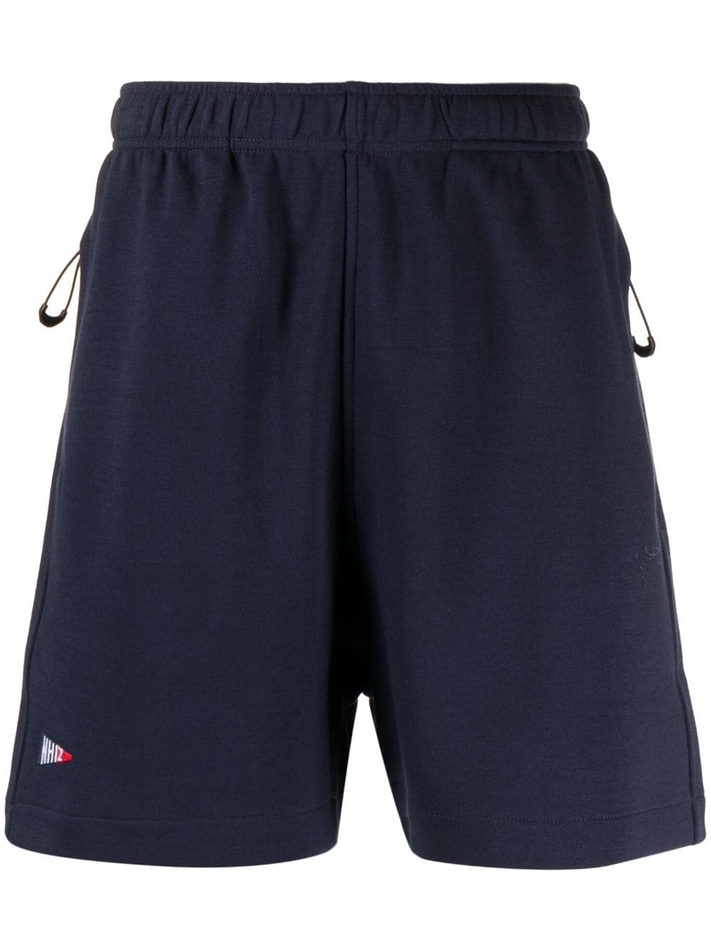 izzue logo-embroidered track shorts - Blue von izzue