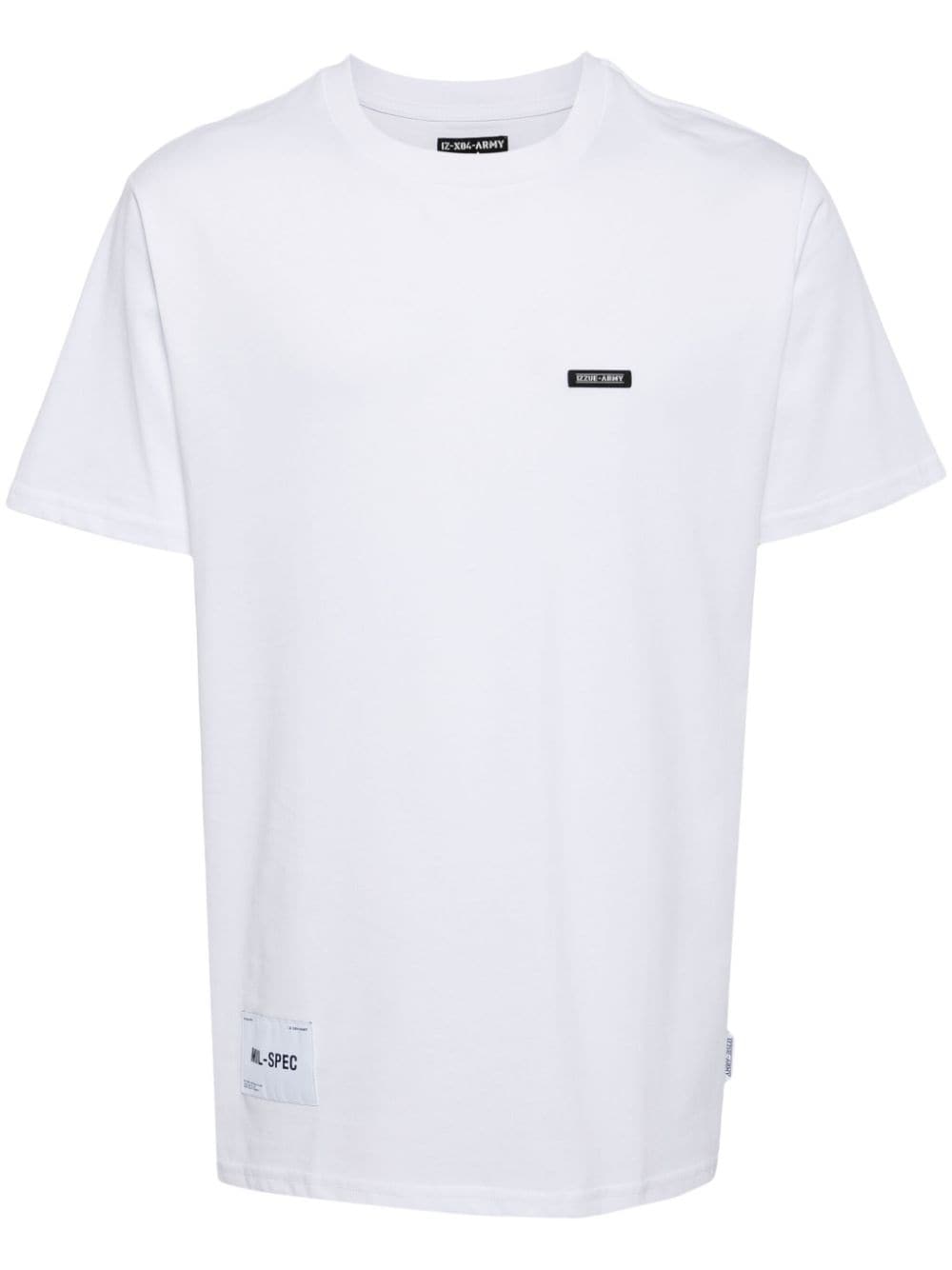 izzue logo-patch cotton T-shirt - White von izzue