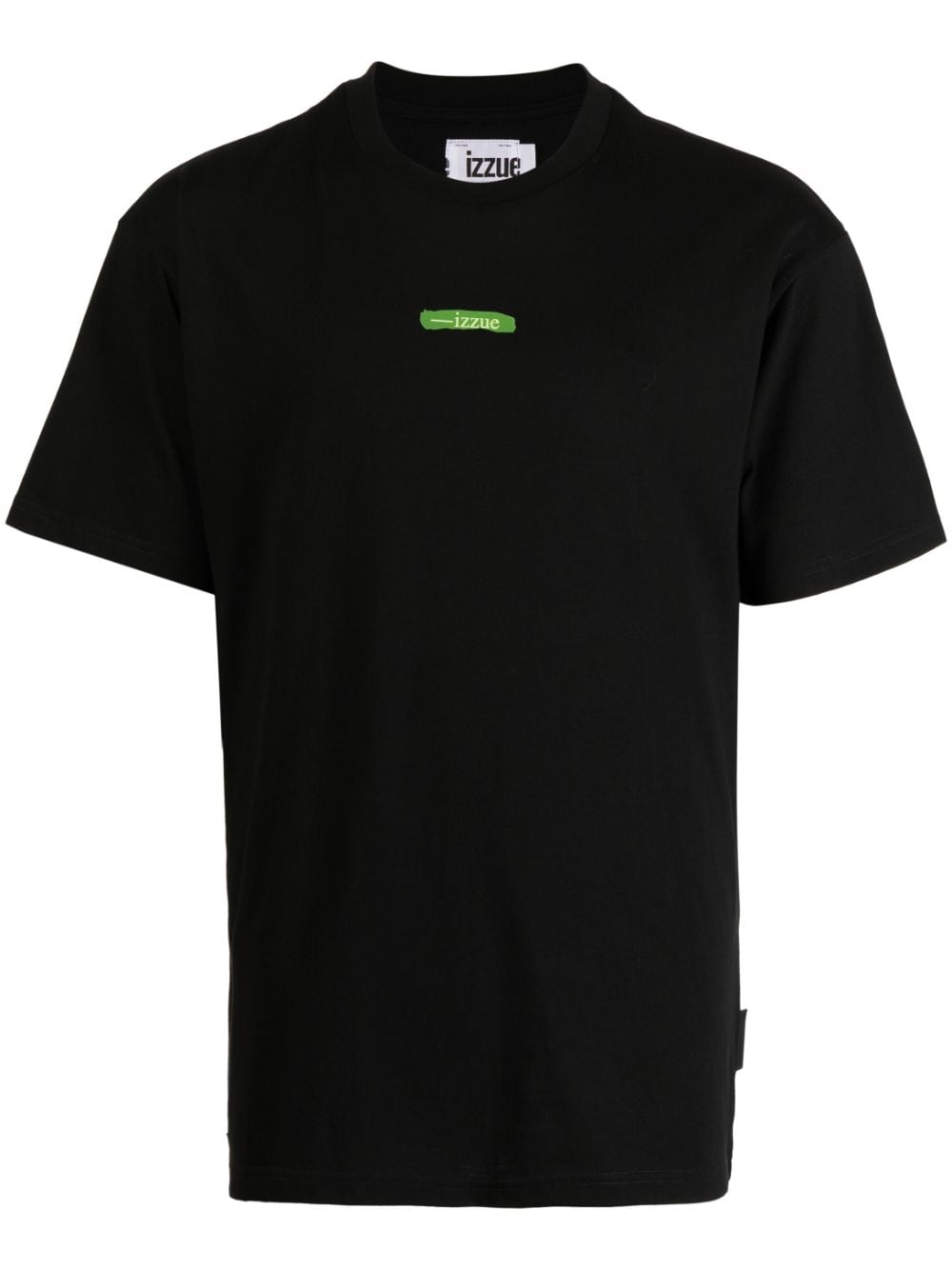 izzue logo-print cotton T-shirt - Black von izzue