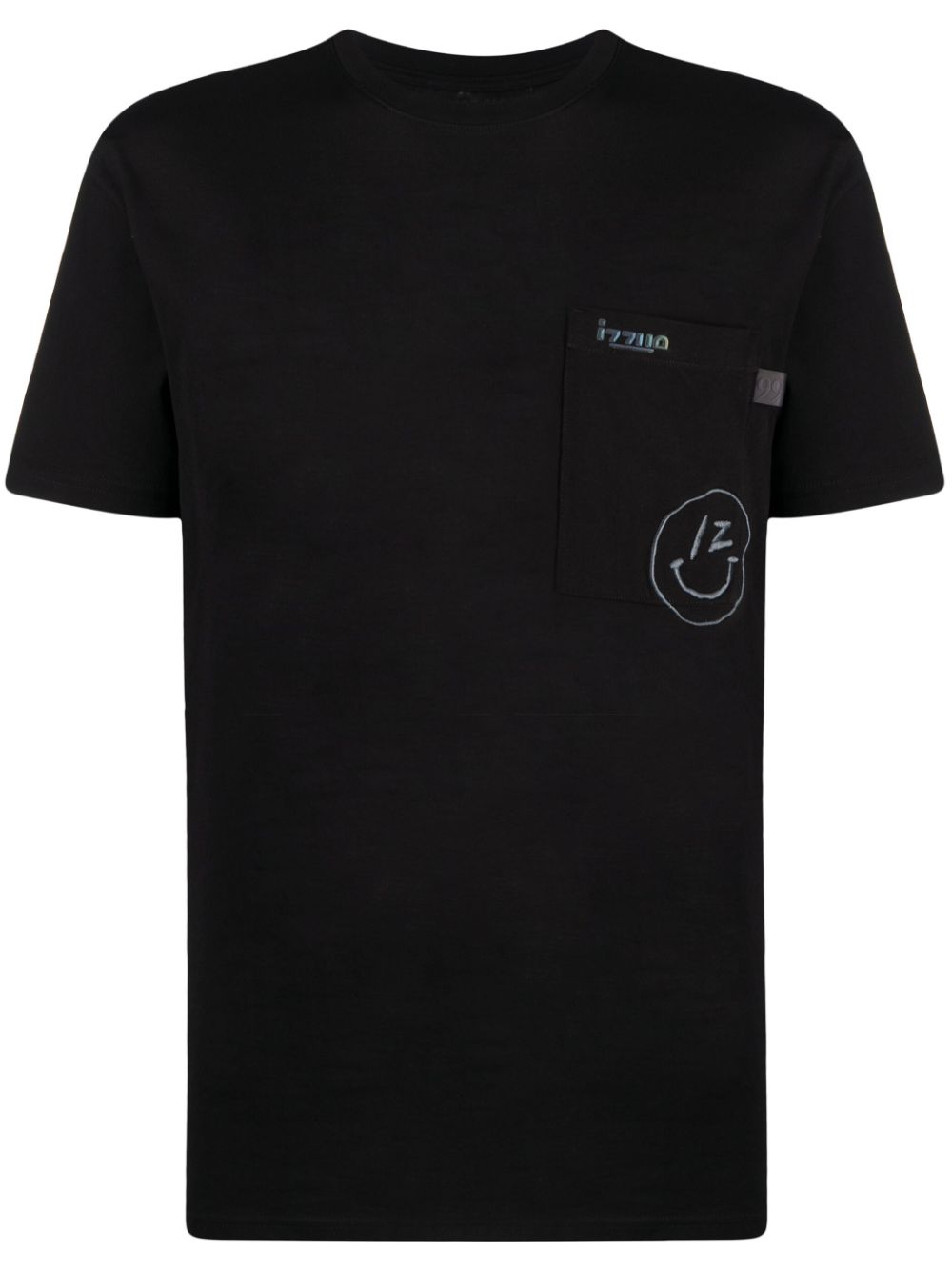 izzue logo-print cotton T-shirt - Black von izzue