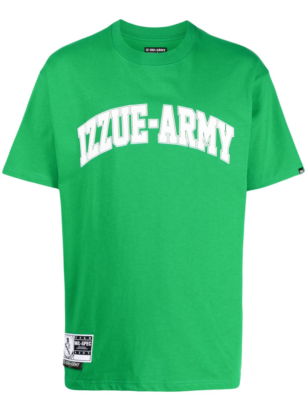 izzue logo-print cotton T-shirt - Green von izzue