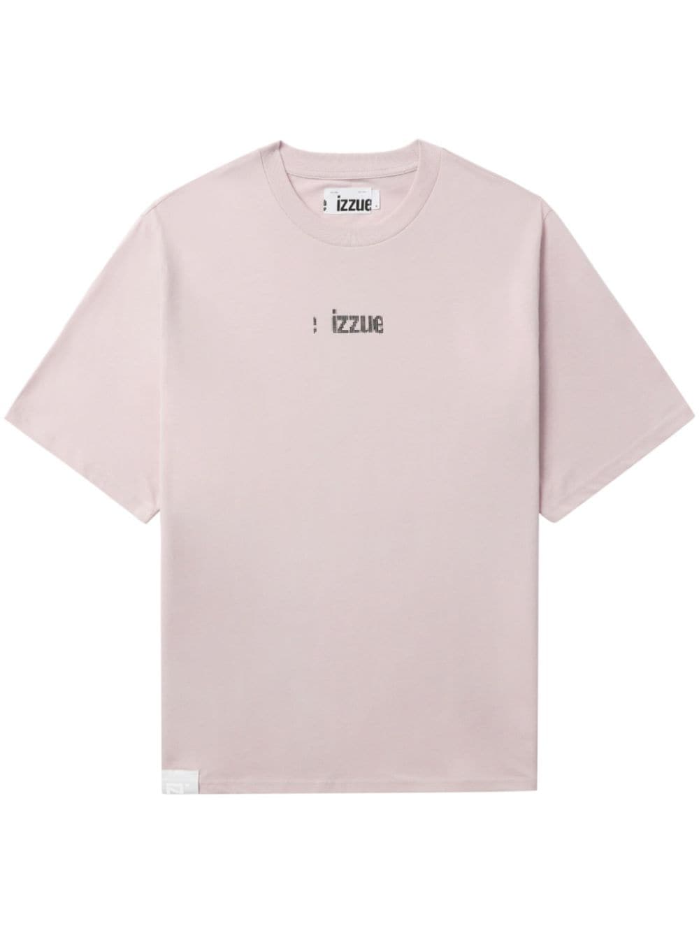 izzue logo-print cotton T-shirt - Pink von izzue
