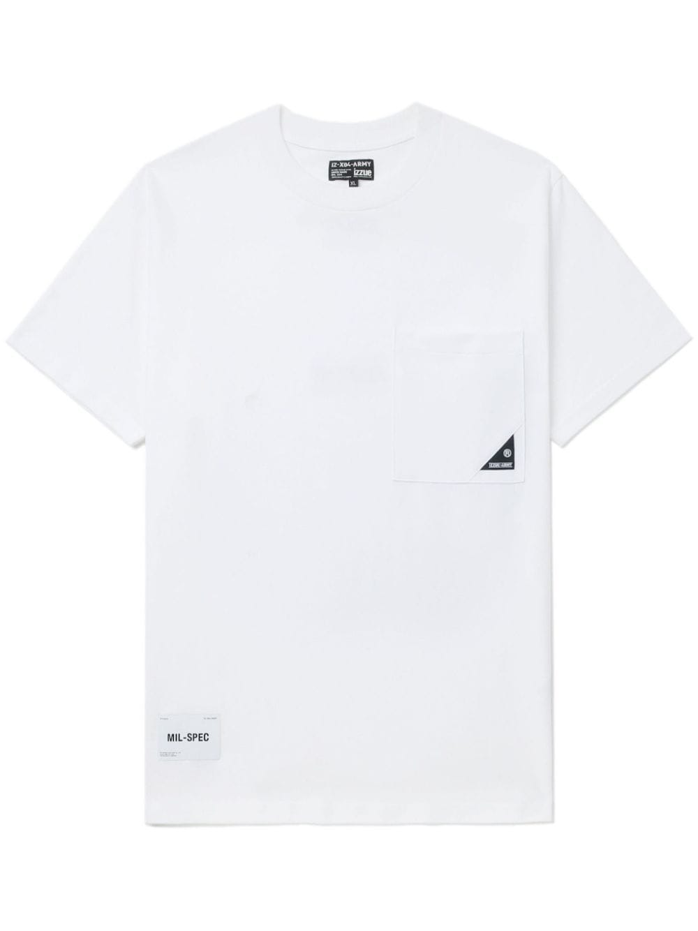 izzue logo-print cotton T-shirt - White von izzue