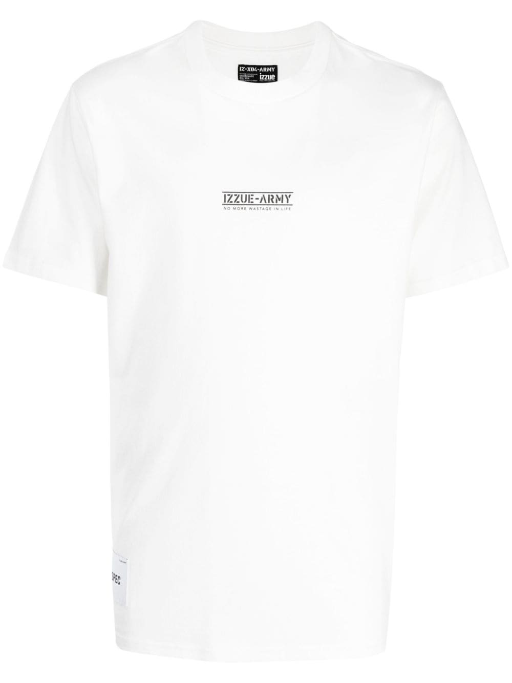 izzue logo-print cotton T-shirt - White von izzue