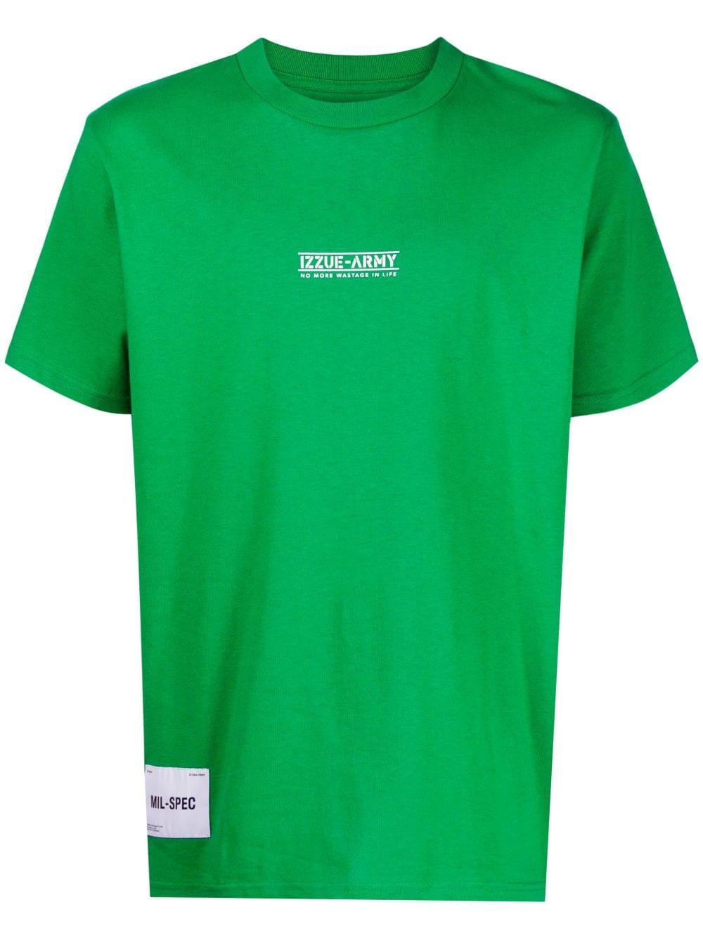 izzue logo-print crew-neck T-shirt - Green von izzue