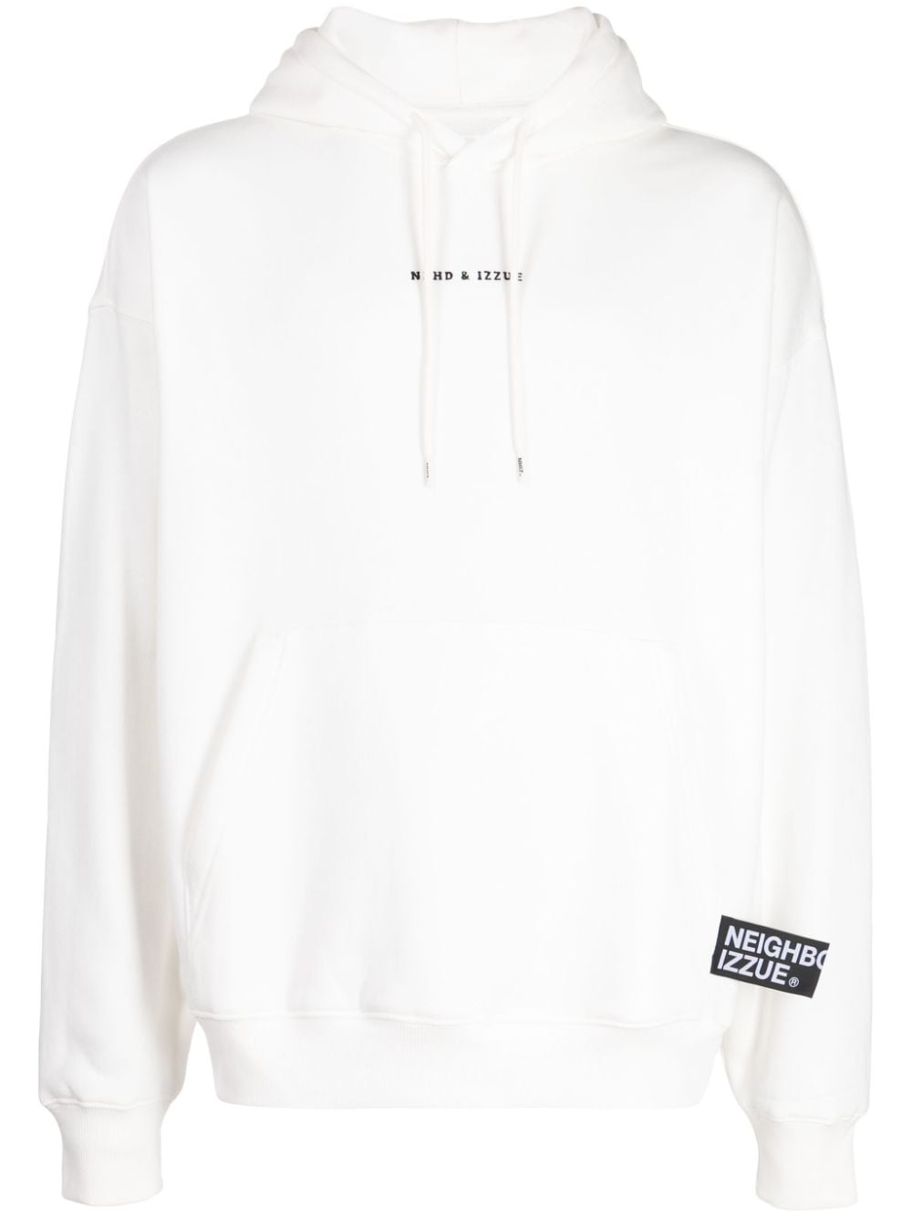 izzue logo-print drawstring hoodie - White von izzue