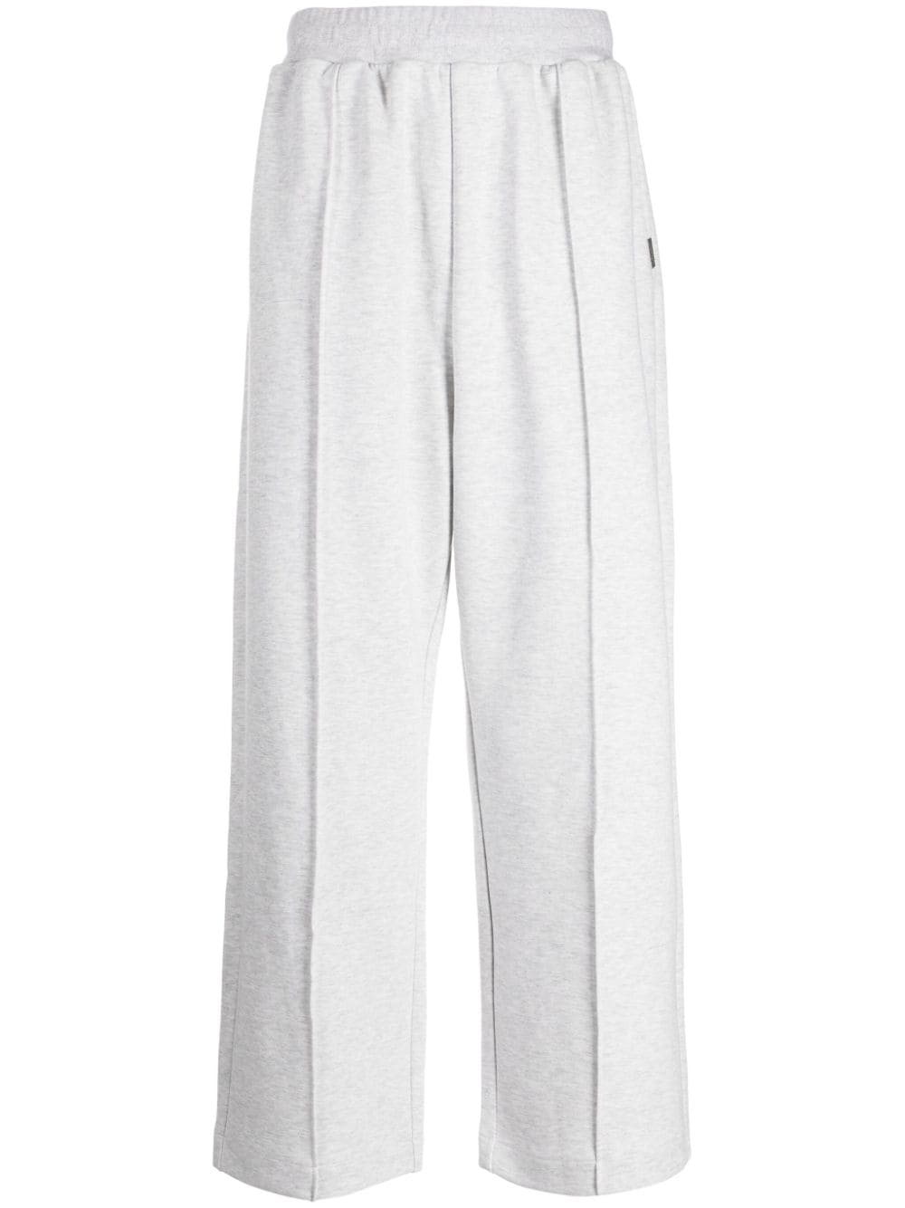 izzue mélange-effect wide-leg track pants - Grey von izzue