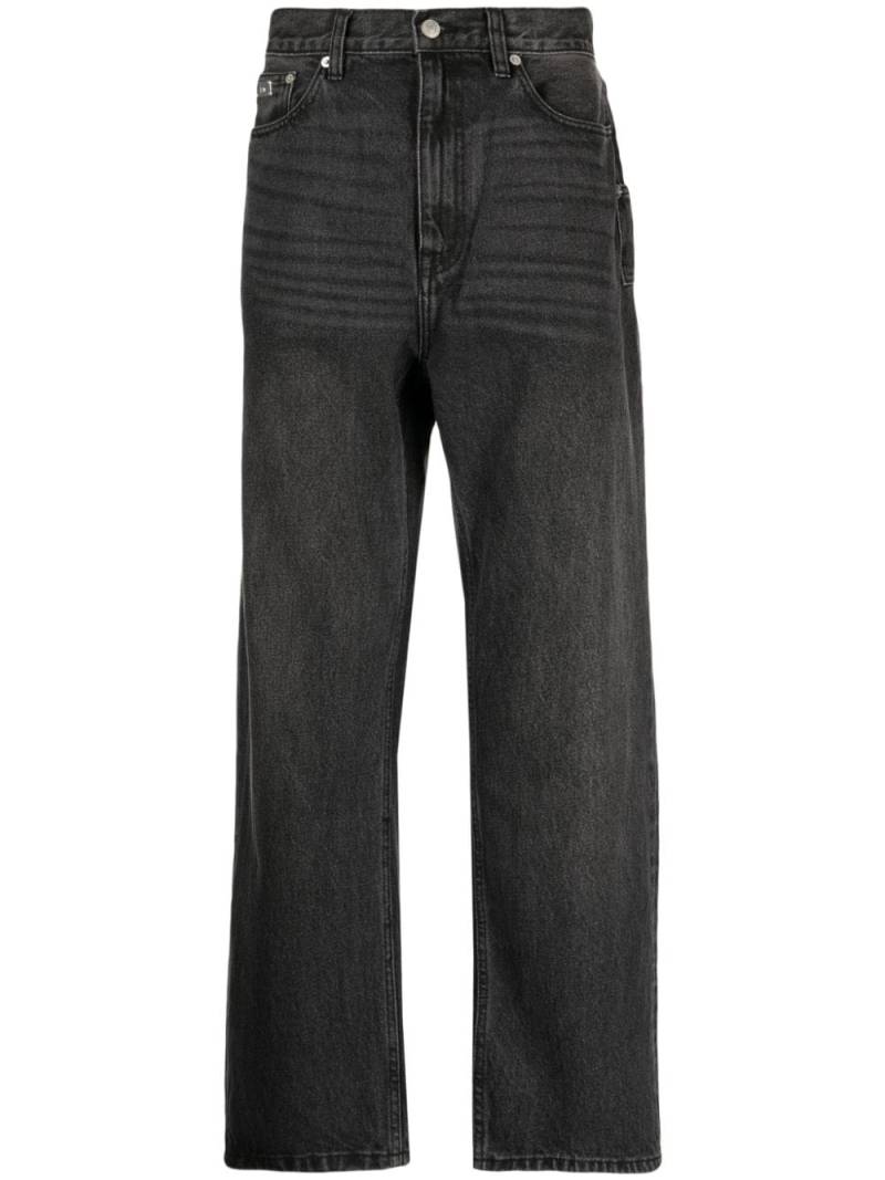 izzue mid-rise straight-leg jeans - Black von izzue