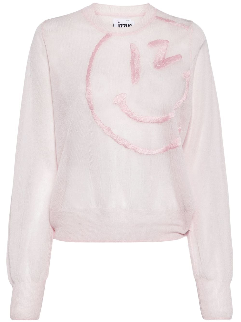 izzue motif-embroidered jumper - Pink von izzue