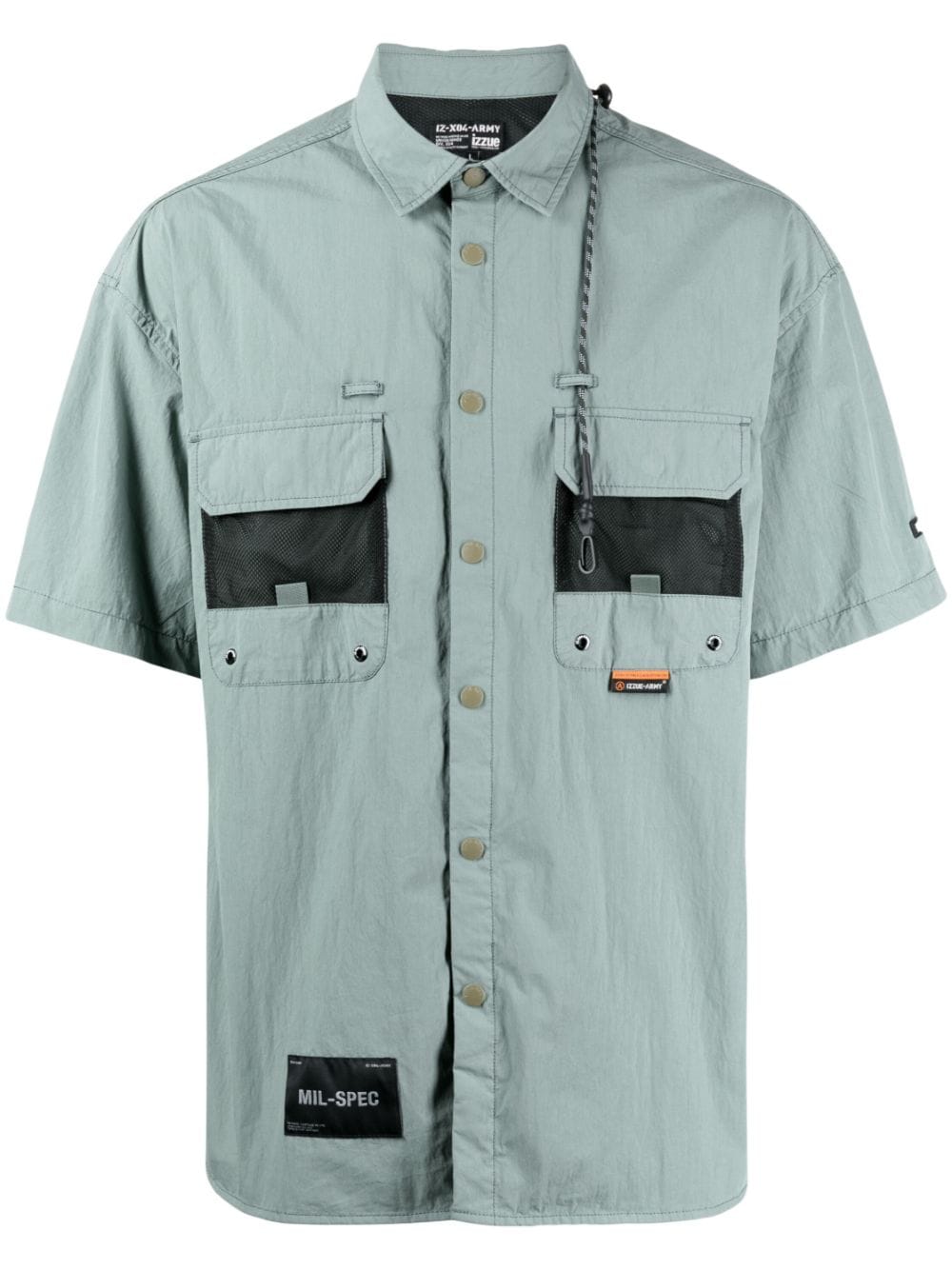 izzue multiple-pockets short-sleeved shirt - Green von izzue