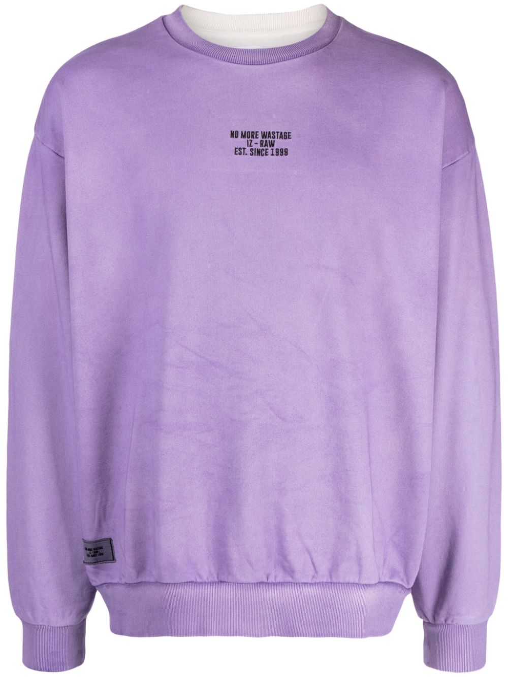 izzue photographic-print cotton sweatshirt - Purple von izzue