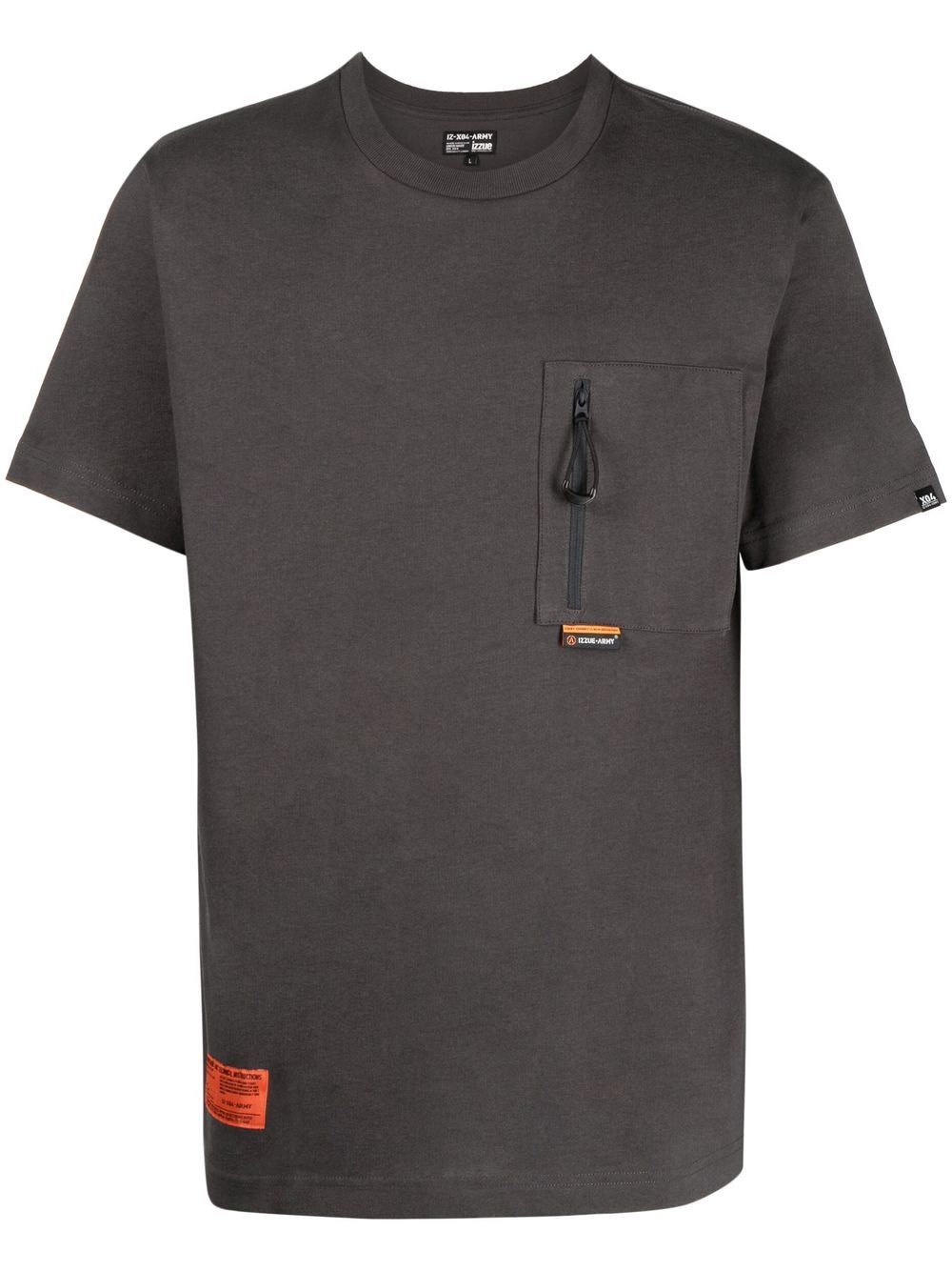 izzue pocket-detail cotton T-shirt - Grey von izzue