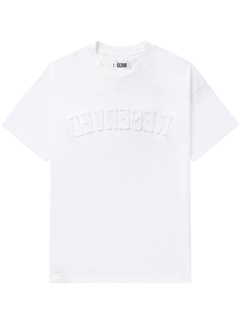 izzue reverse-appliqué cotton T-shirt - White von izzue