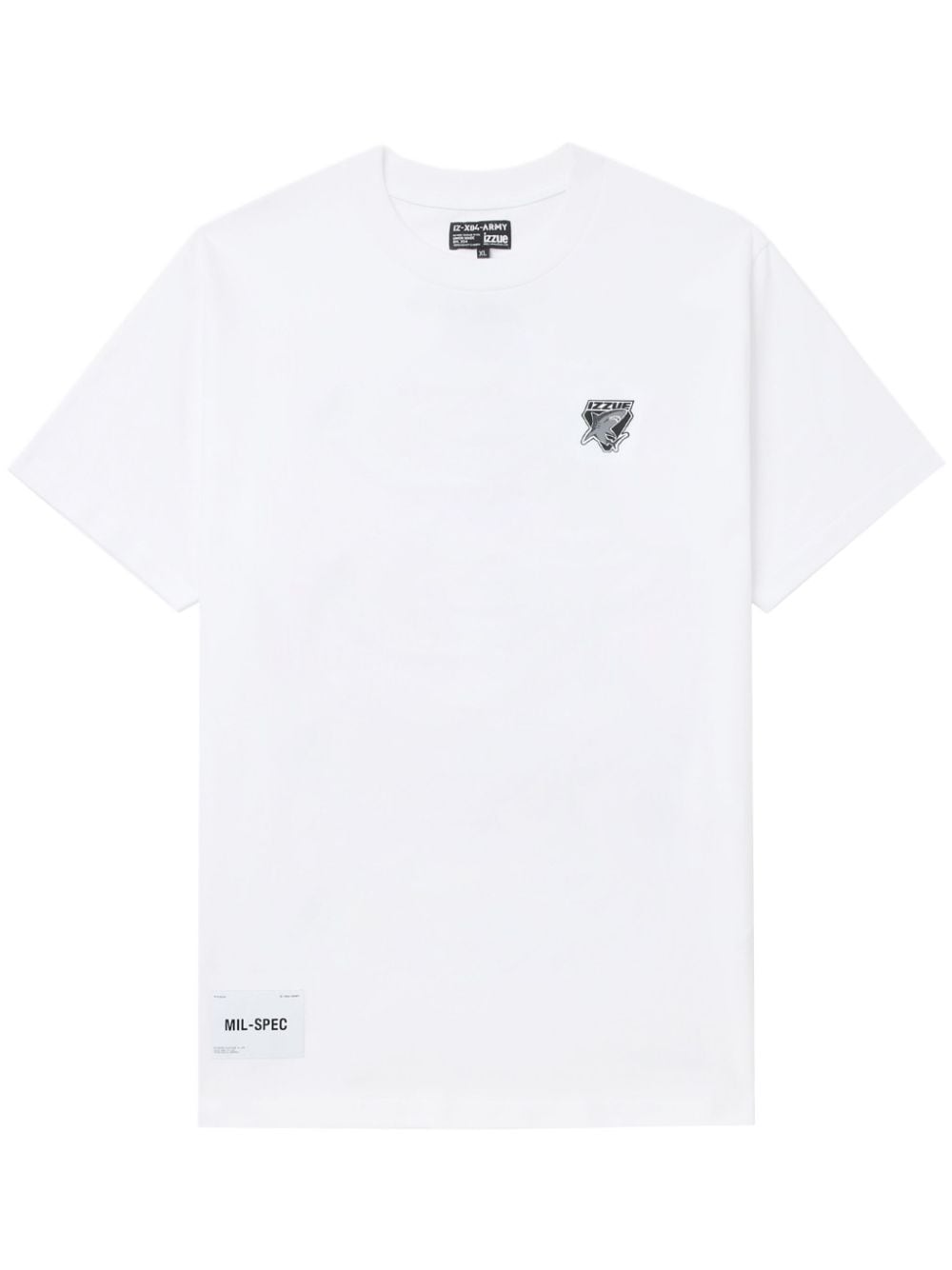 izzue shark-print cotton T-shirt - White von izzue