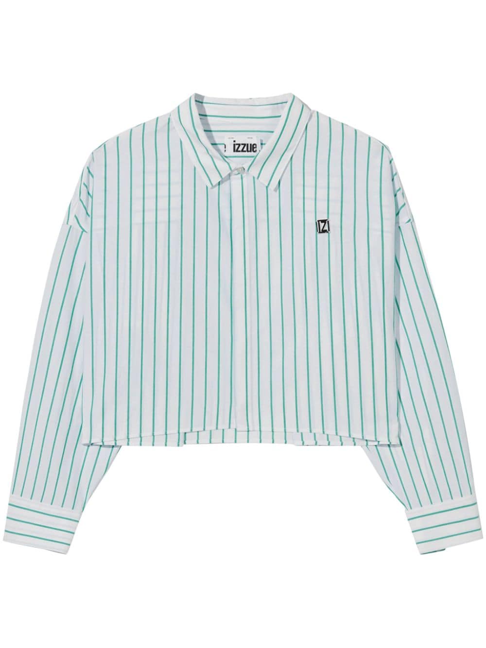 izzue striped cotton shirt - White von izzue