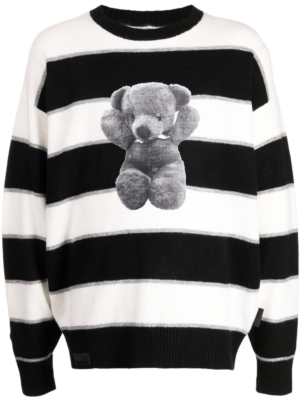 izzue striped crew-neck jumper - Multicolour von izzue