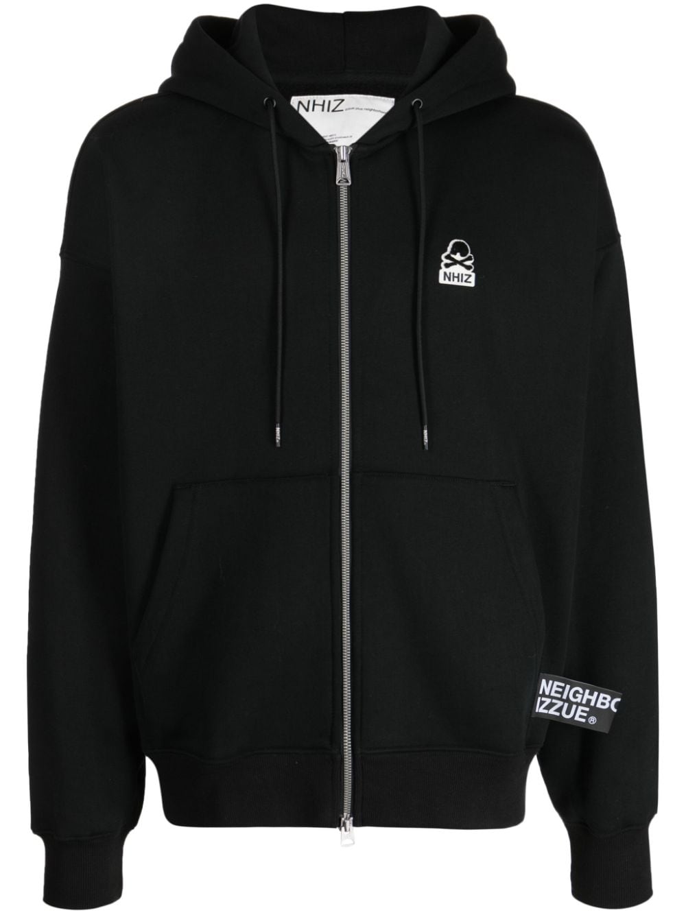 izzue x Neighborhood jersey hoodie - Black von izzue