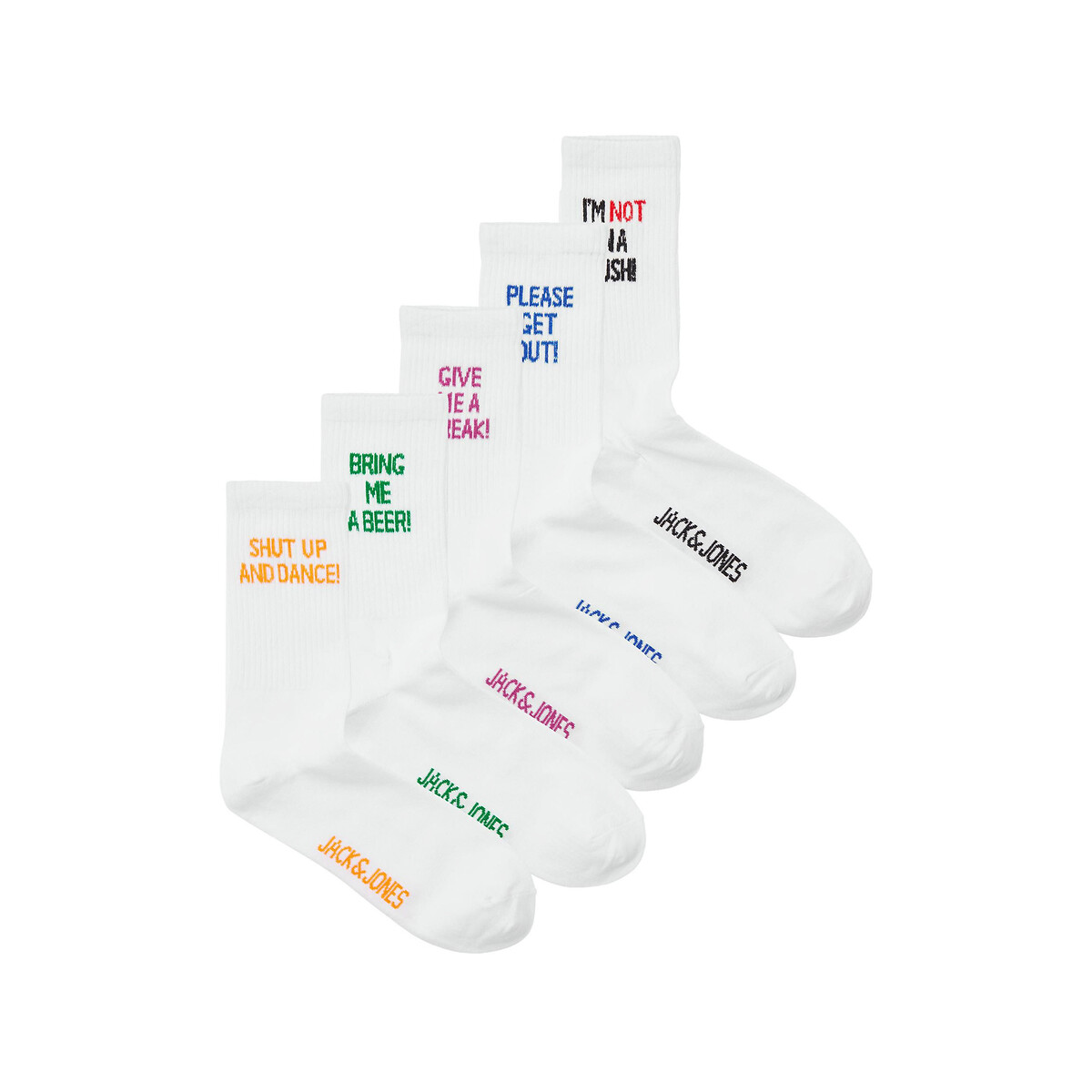 5 Paar Message-Socken von jack & jones