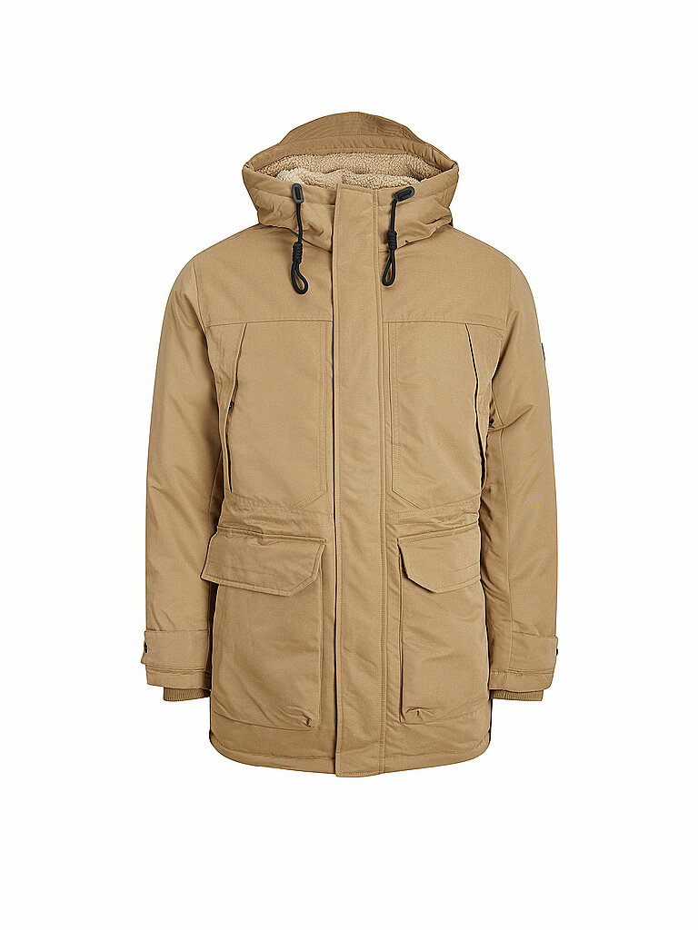 JACK & JONES Parka JJECLIP beige | L von jack & jones