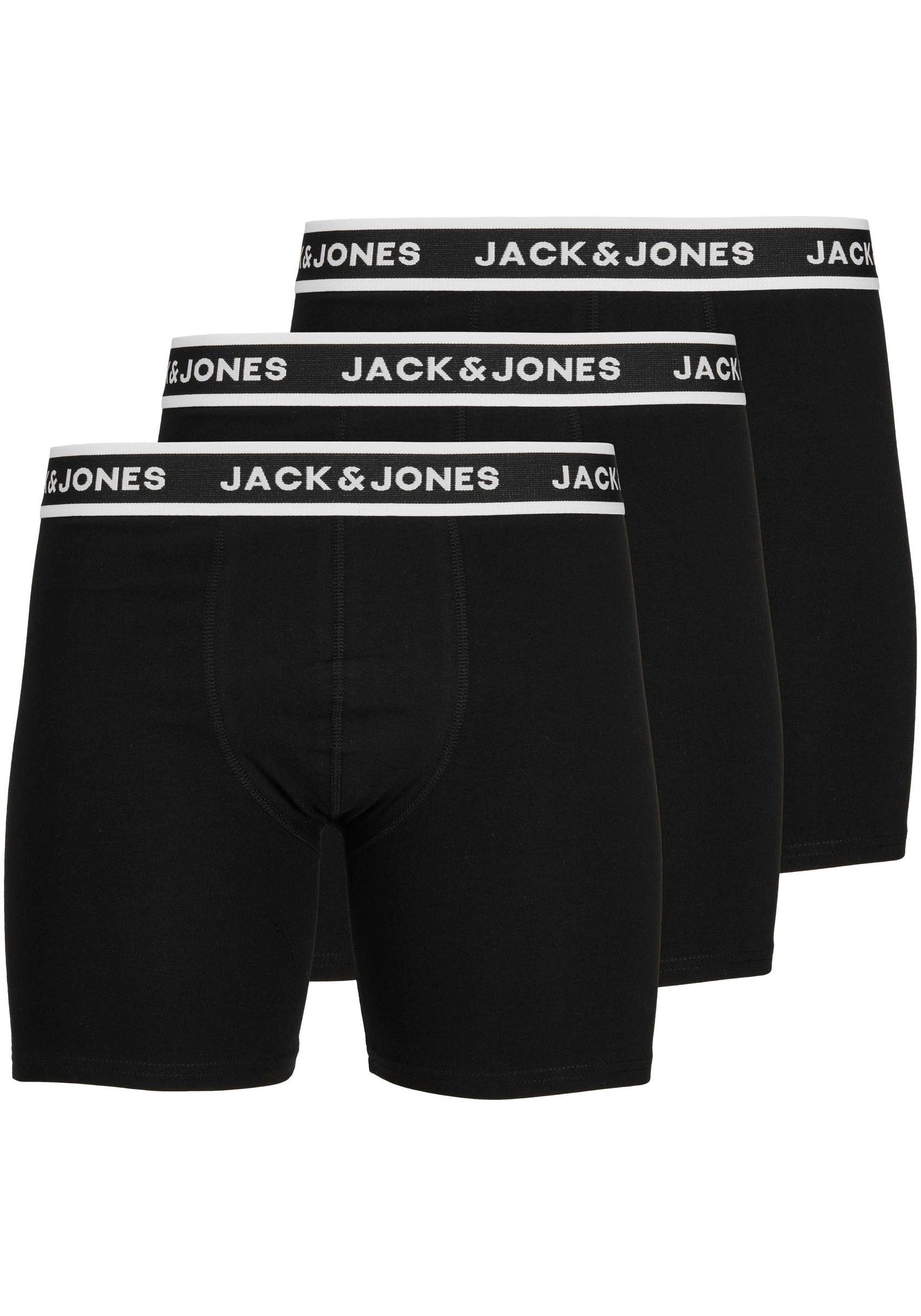 Jack & Jones Boxershorts »JACSOLID BOXER BRIEFS 3 PACK NOOS«, (Packung, 3 St.) von jack & jones