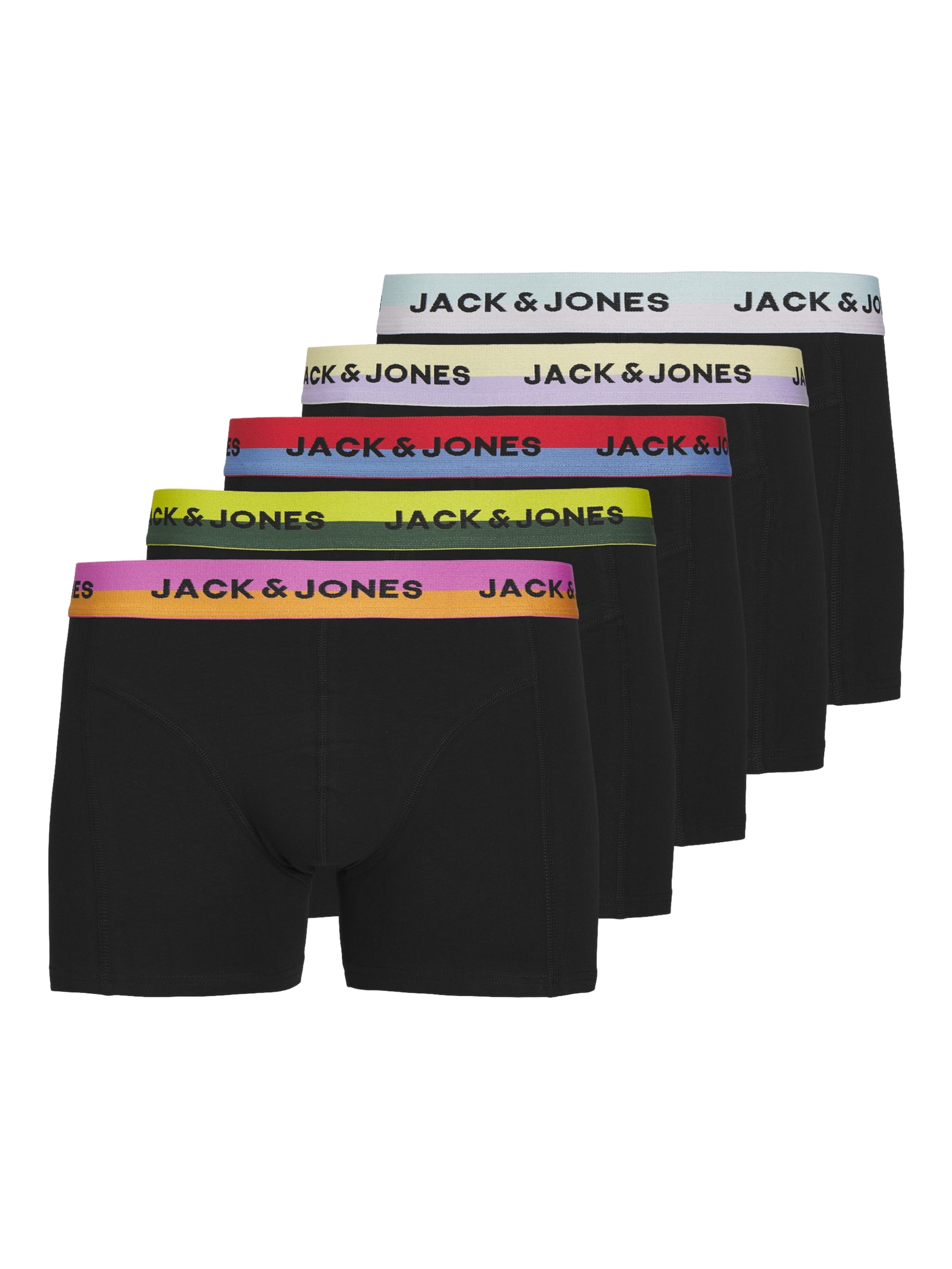 Jack & Jones Boxershorts »JACSPLITTER SOLID TRUNKS 5 PACK BOX«, (Packung, 5 St.) von jack & jones