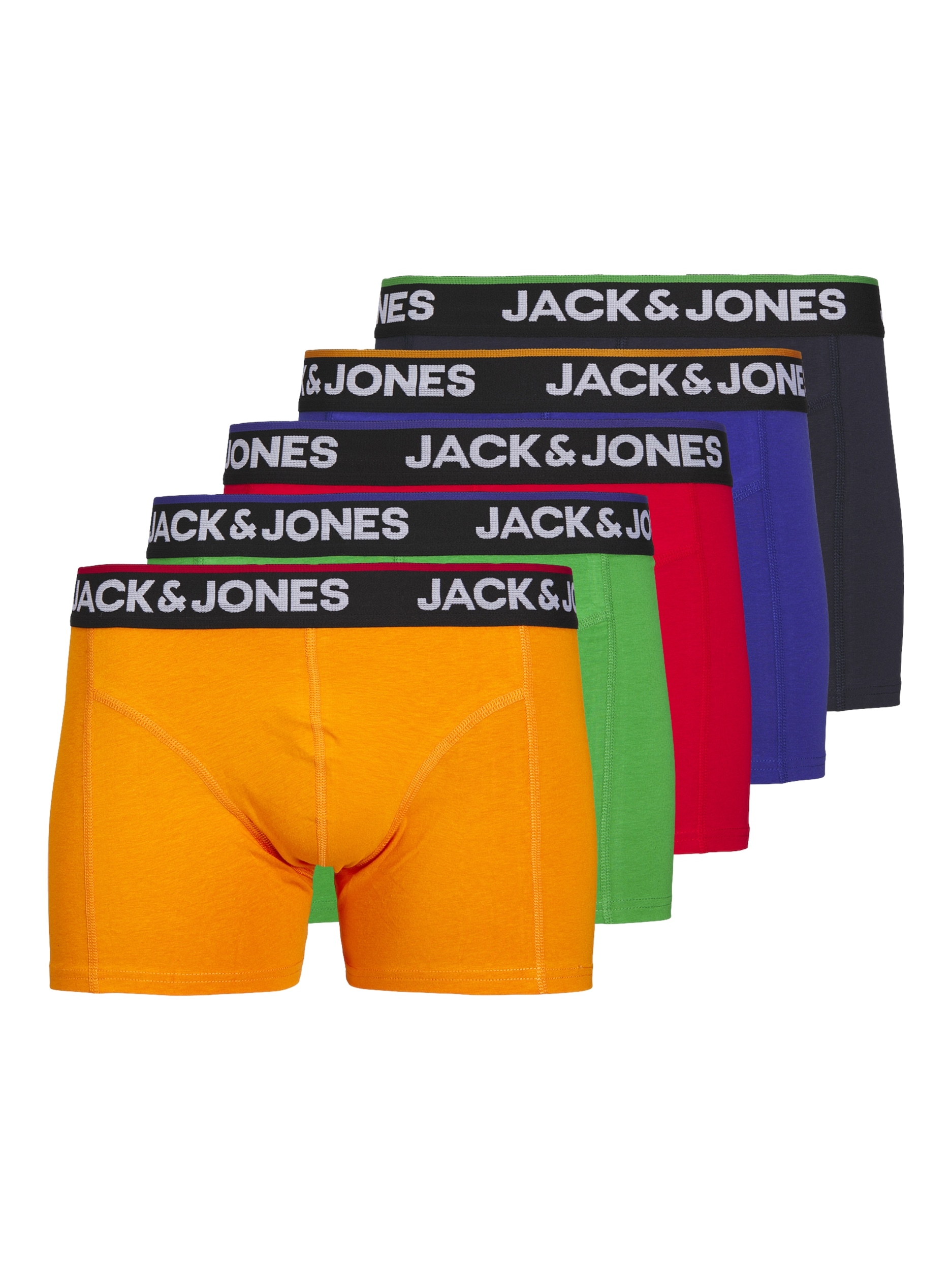 Jack & Jones Boxershorts »JACTOPLINE SOLID TRUNKS 5 PACK BOX«, (Packung, 5 St.) von jack & jones