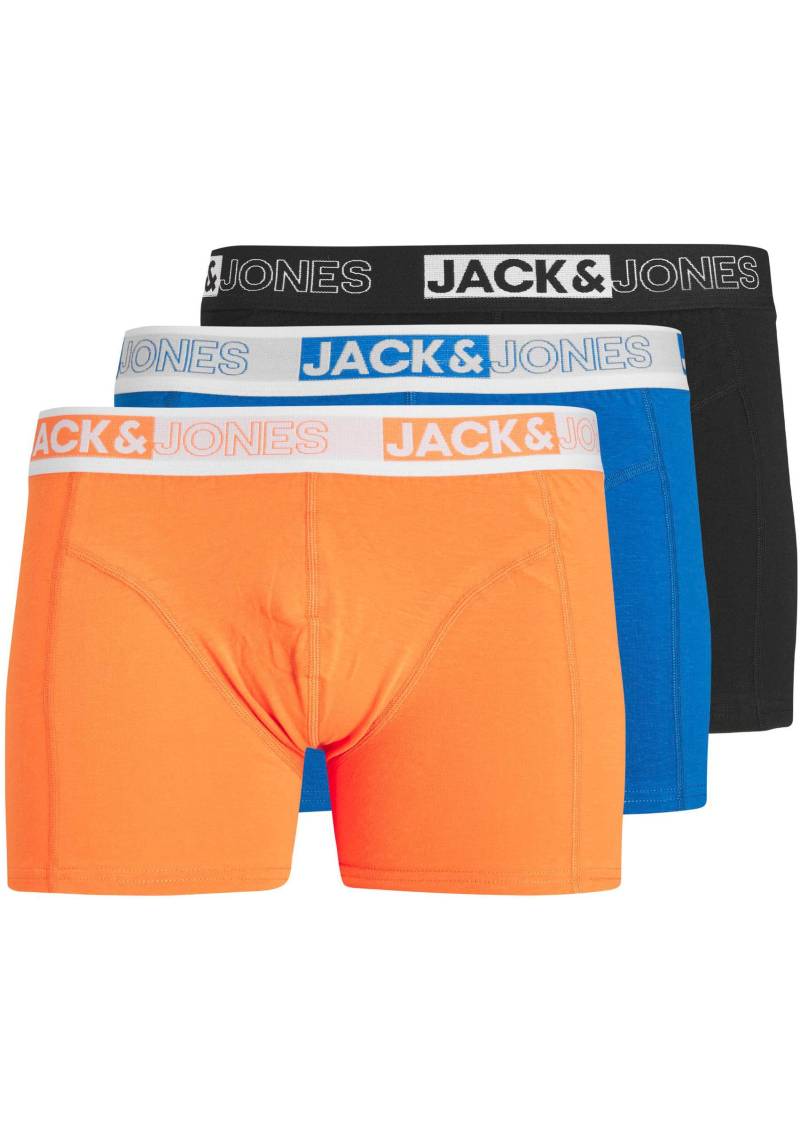 Jack & Jones Boxershorts »JACYAKU TRUNKS 3 PACK«, (Packung, 3 St.) von jack & jones