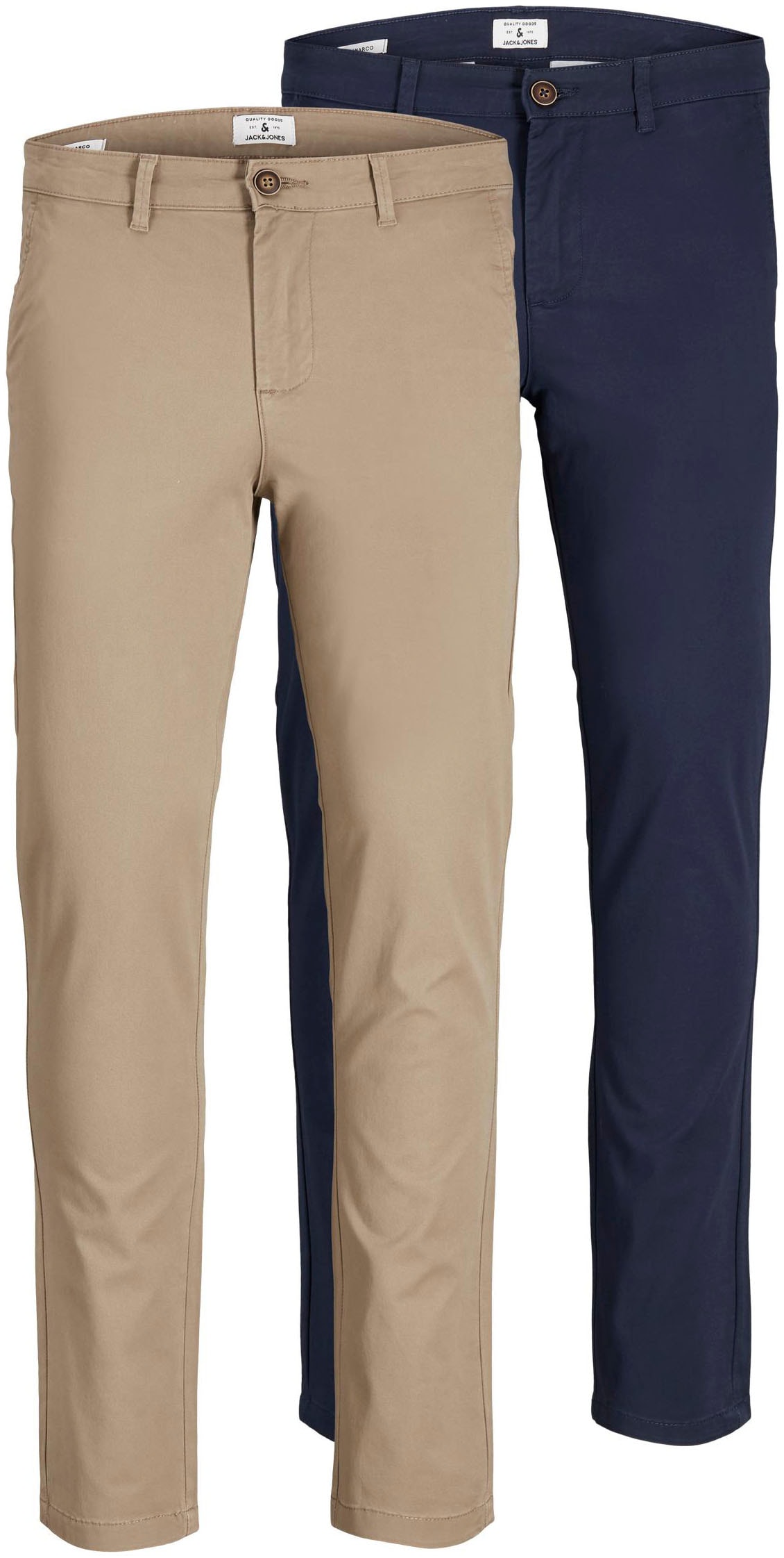 Jack & Jones Chinohose »SLIM FIT MARCO 2PCS«, (Packung, 2 tlg., 2er-Pack) von jack & jones