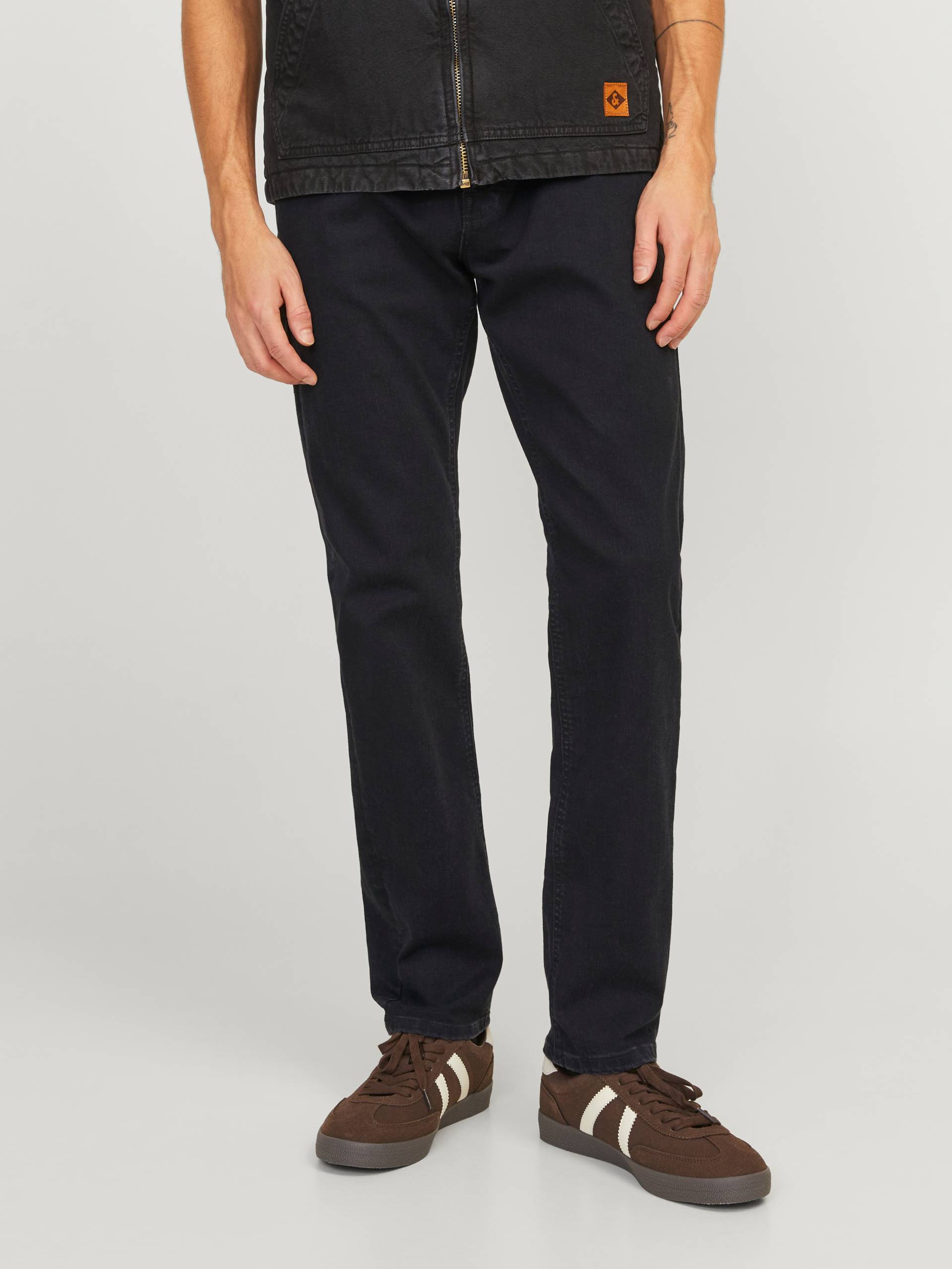 Jack & Jones Tapered-fit-Jeans »JJIMIKE JJORIGINAL SQ 223«, Stonewashed für einen Used-Look mit Faded-Effekten von jack & jones