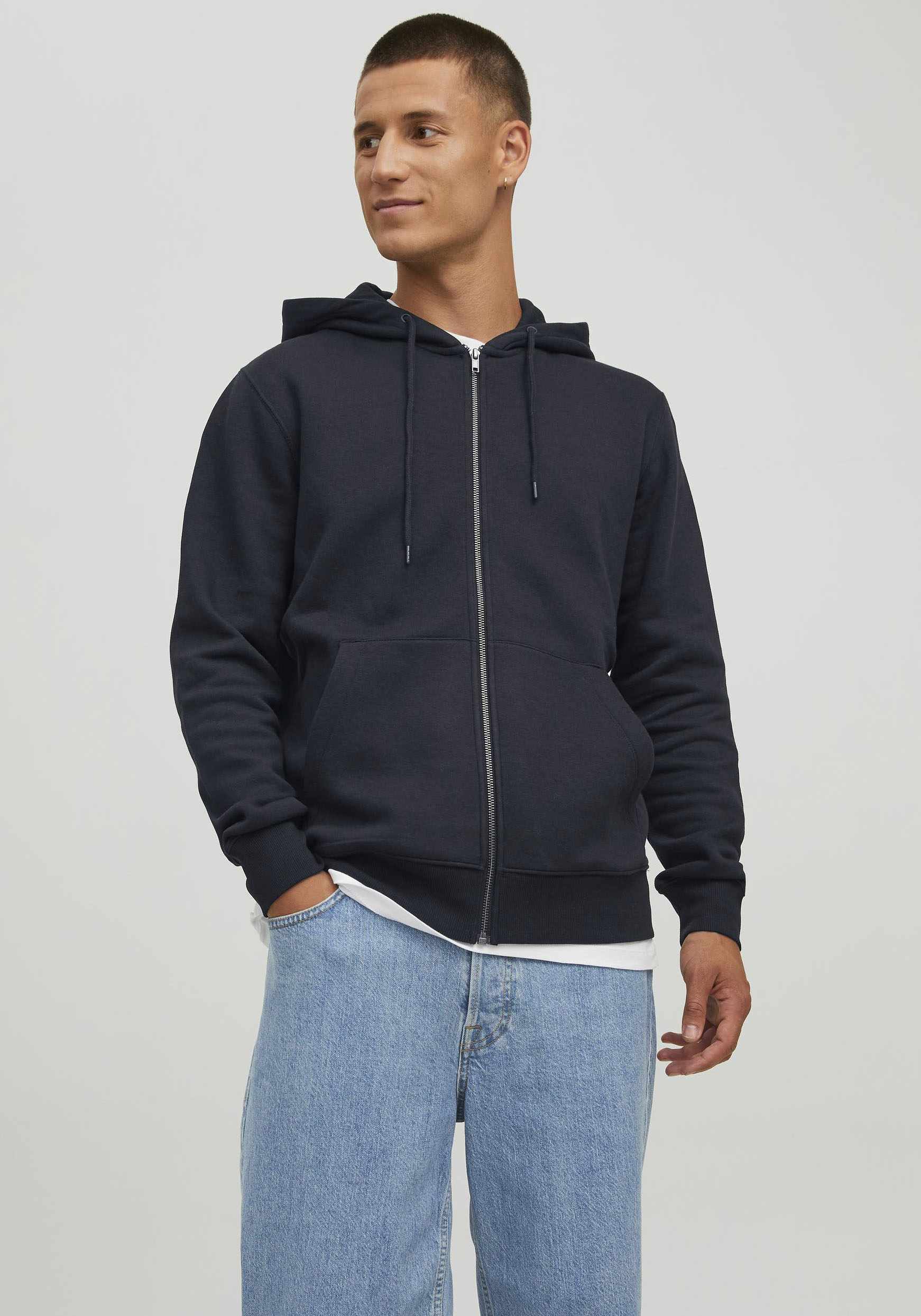 Jack & Jones Kapuzensweatjacke »STAR BASIC SWEAT ZIP HOOD« von jack & jones