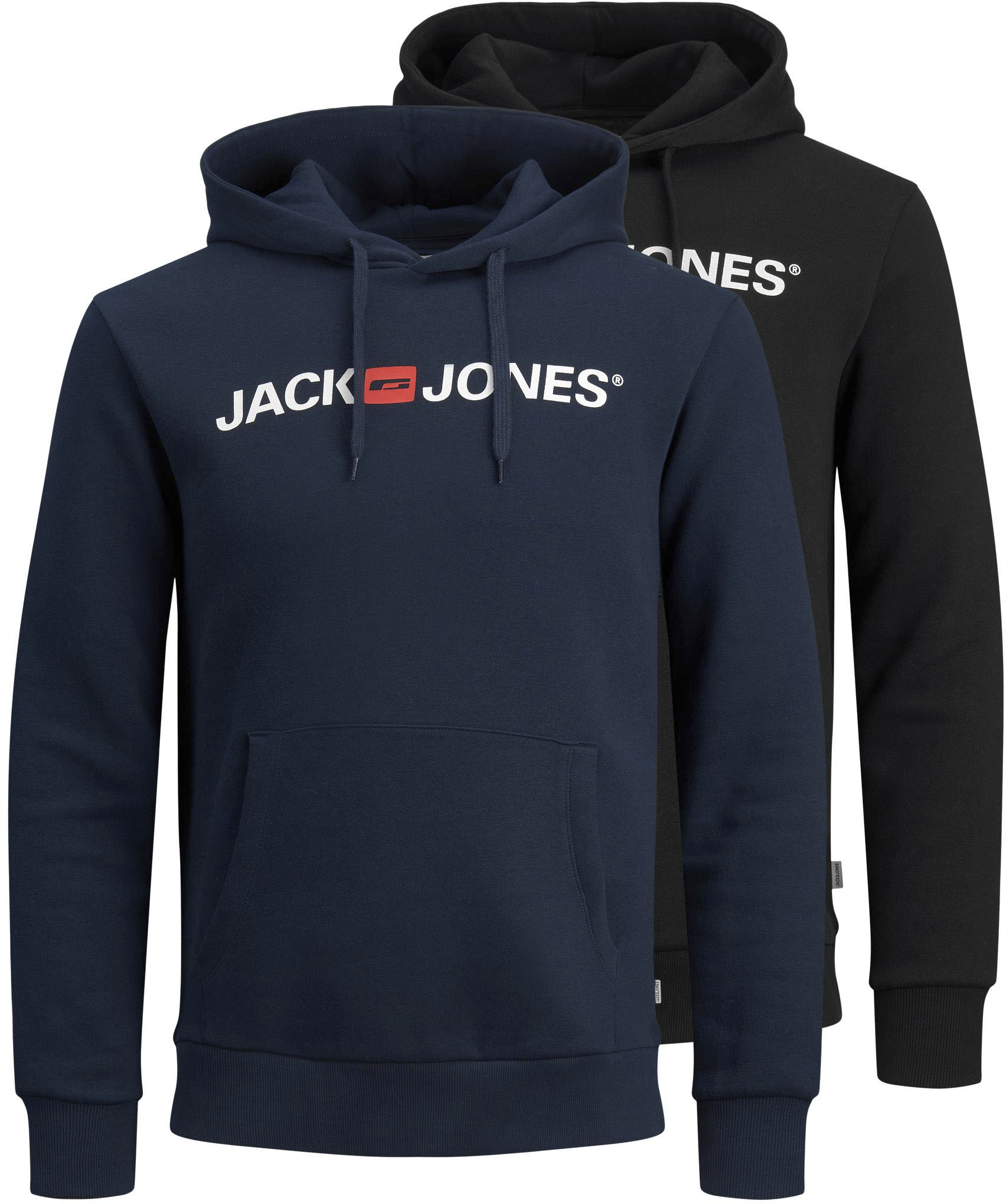 Jack & Jones Kapuzensweatshirt »CORP OLD LOGO SWEAT HOOD«, (Packung, 2 tlg., 2er-Pack) von jack & jones