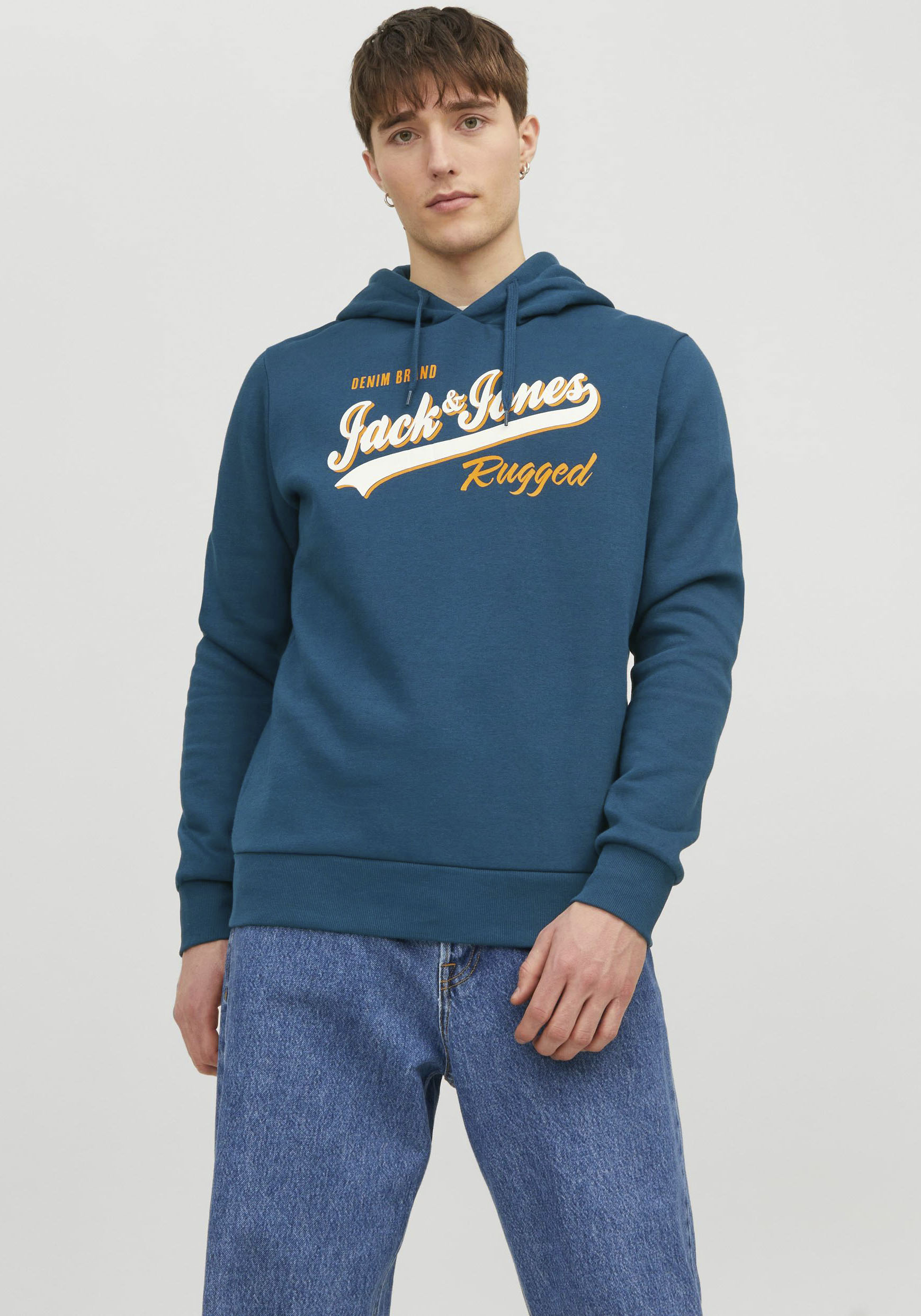 Jack & Jones Kapuzensweatshirt »JJELOGO SWEAT HOOD 2 COL 23/24 NOOS« von jack & jones