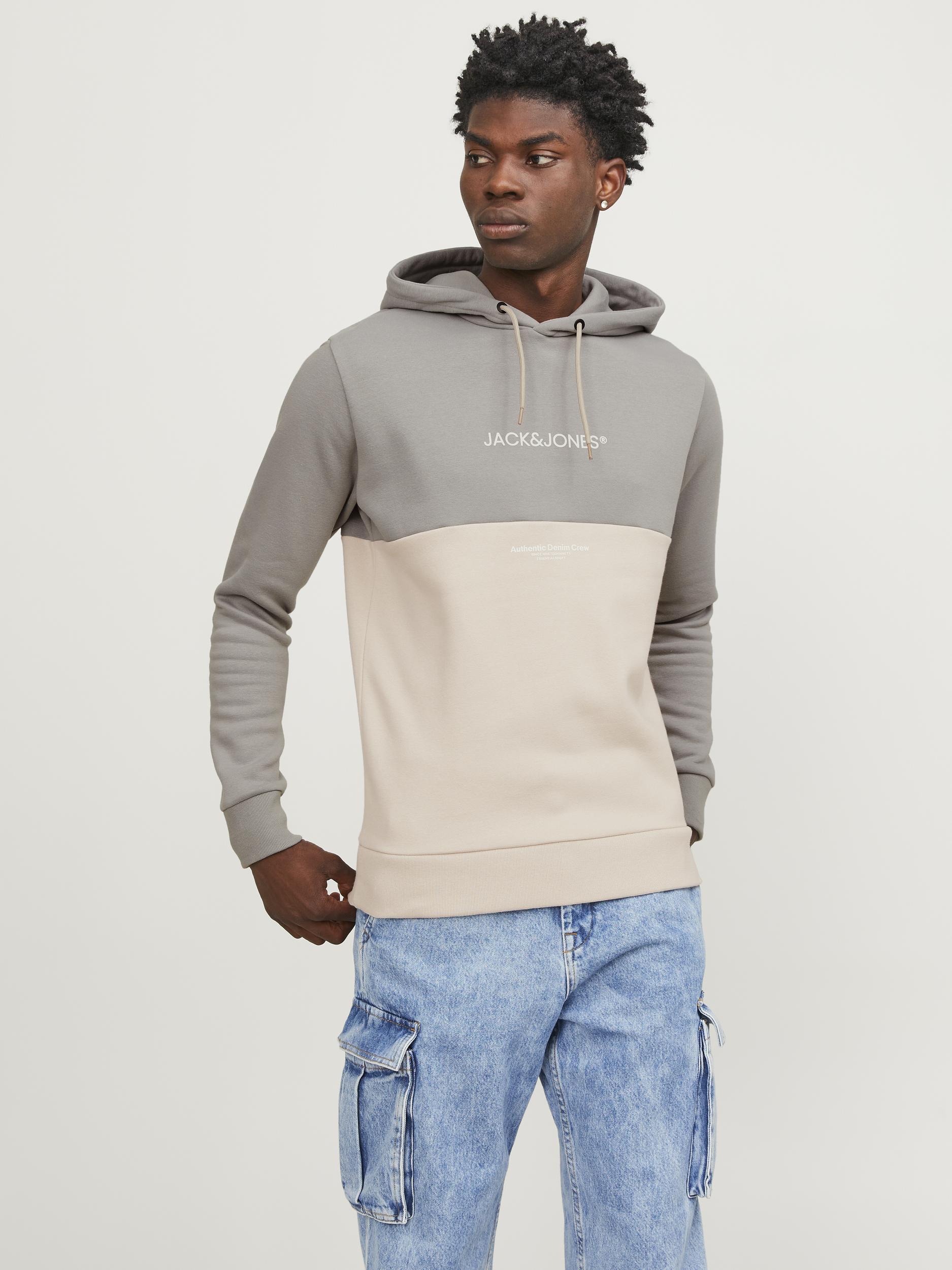 Jack & Jones Kapuzensweatshirt »JJERYDER BLOCKING SWEAT HOOD NOOS« von jack & jones