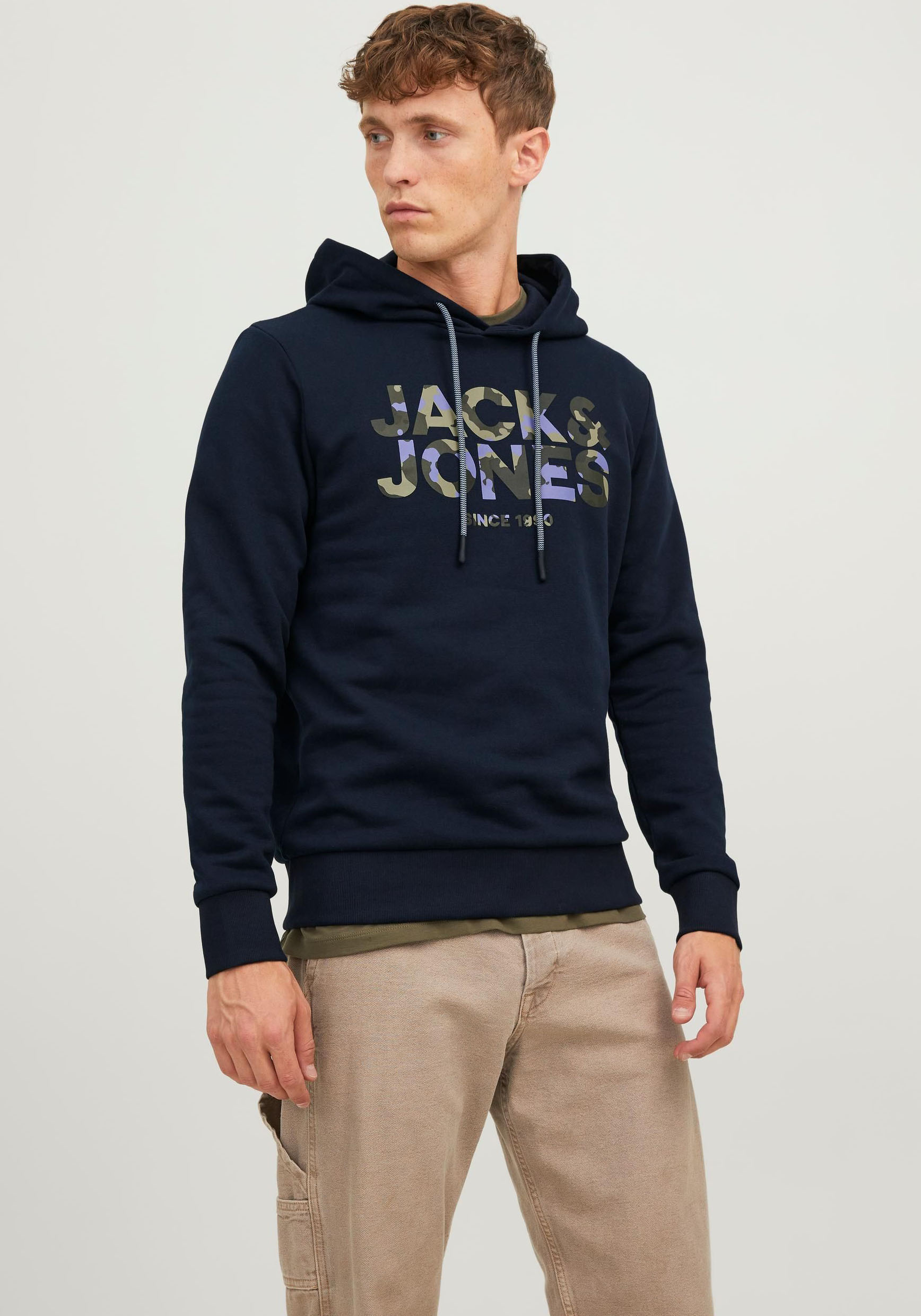 Jack & Jones Kapuzensweatshirt »JJJAMES SWEAT HOOD« von jack & jones
